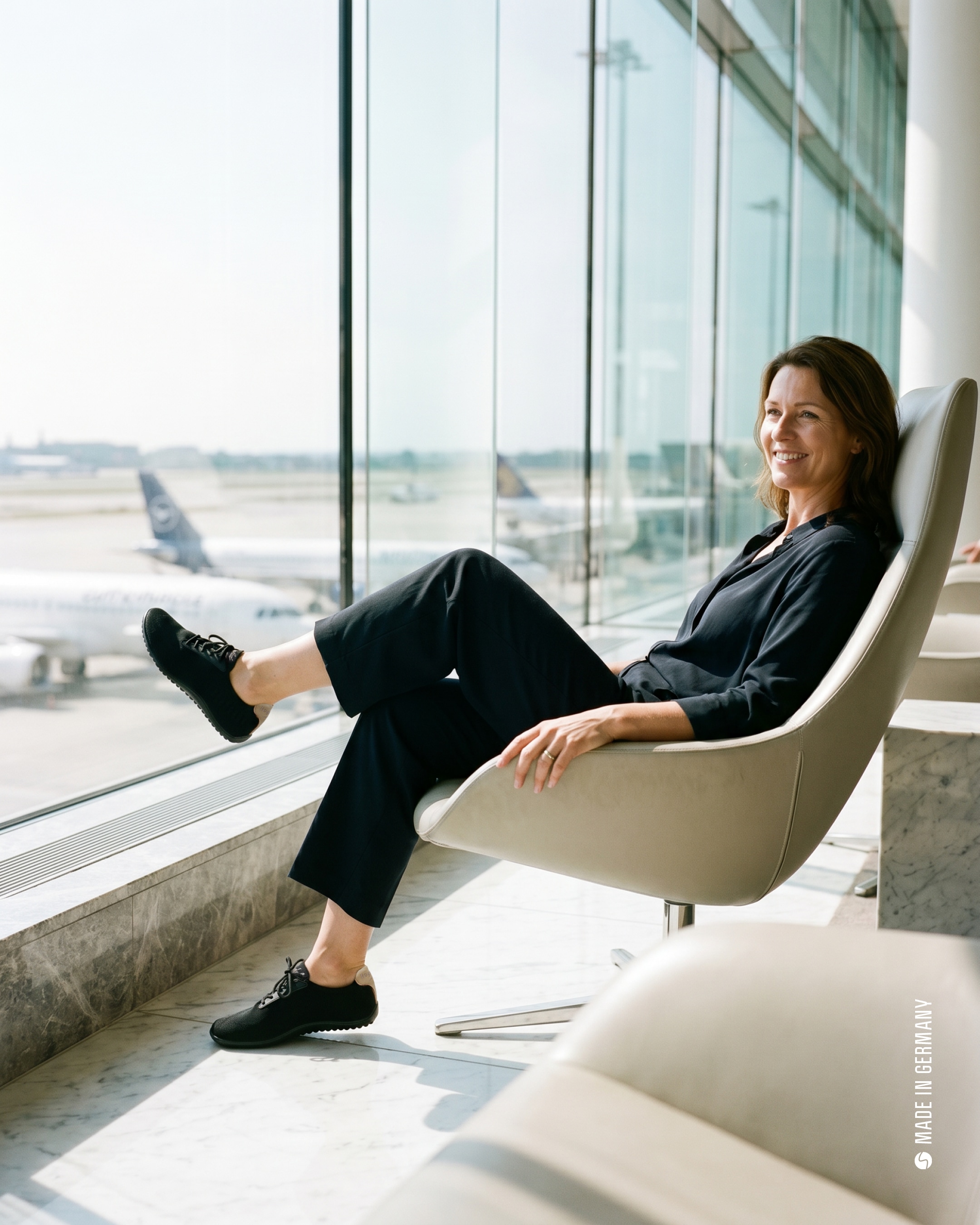 Leguano Chaussures pieds nus »ADVICE«  Chaussure à lacets, chaussure de loisirs, avec semelle hybride innovation mondiale, pour elle & lui