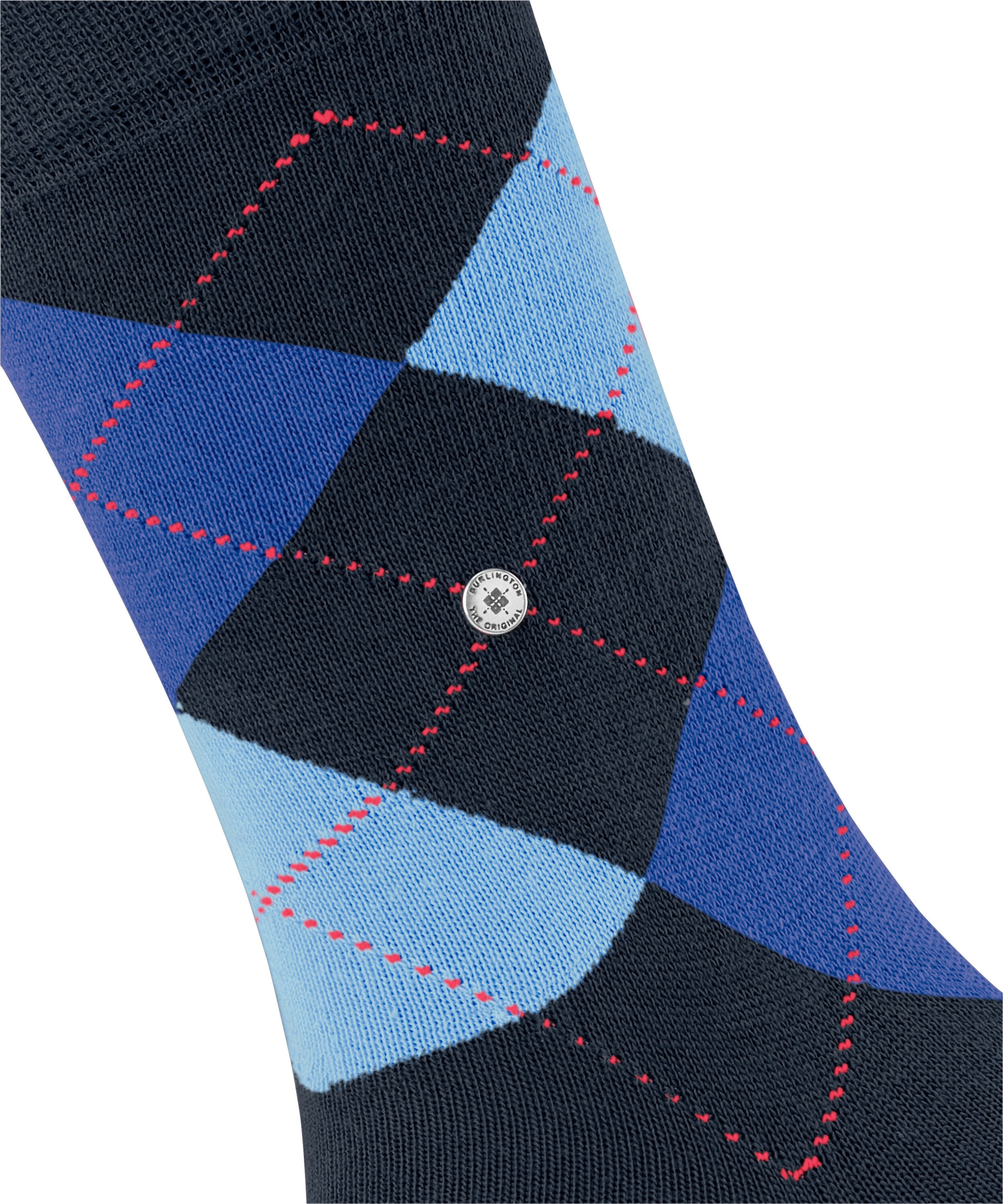 Burlington Chaussettes »Queen« Taille unique 36-41, motif argyle, coton peigné,