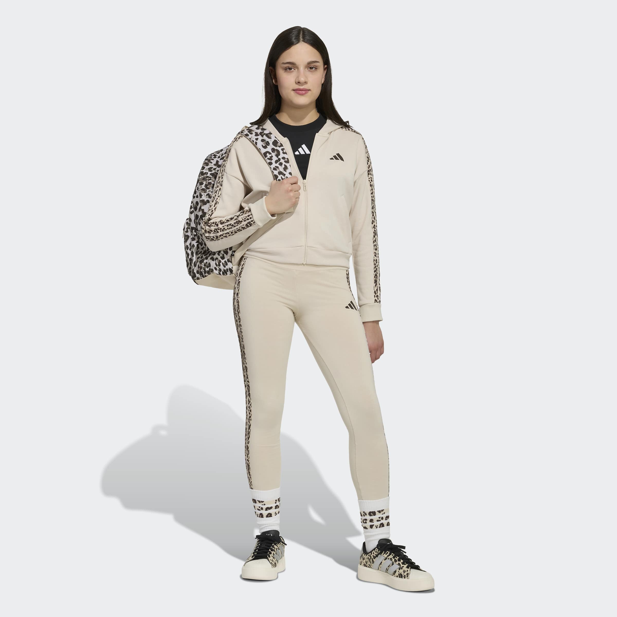 adidas Sportswear Leggings »JG AN 3S LEG«  pour enfants, style sportif, en coton et élasthanne