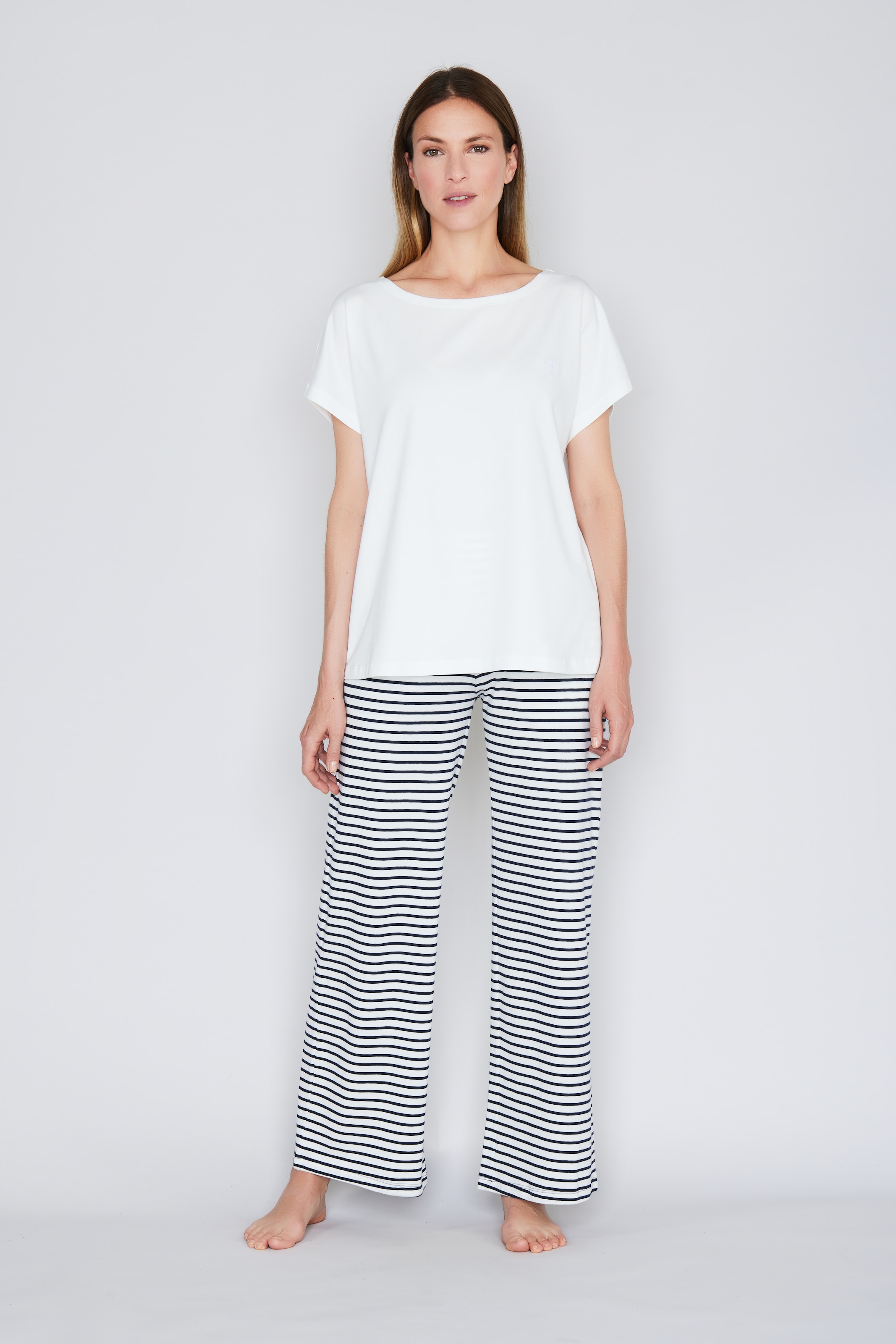 JOOP! T-shirt »Cosy« Rundhalsausschnitt, kurzärmelig, Cotton-Stretch