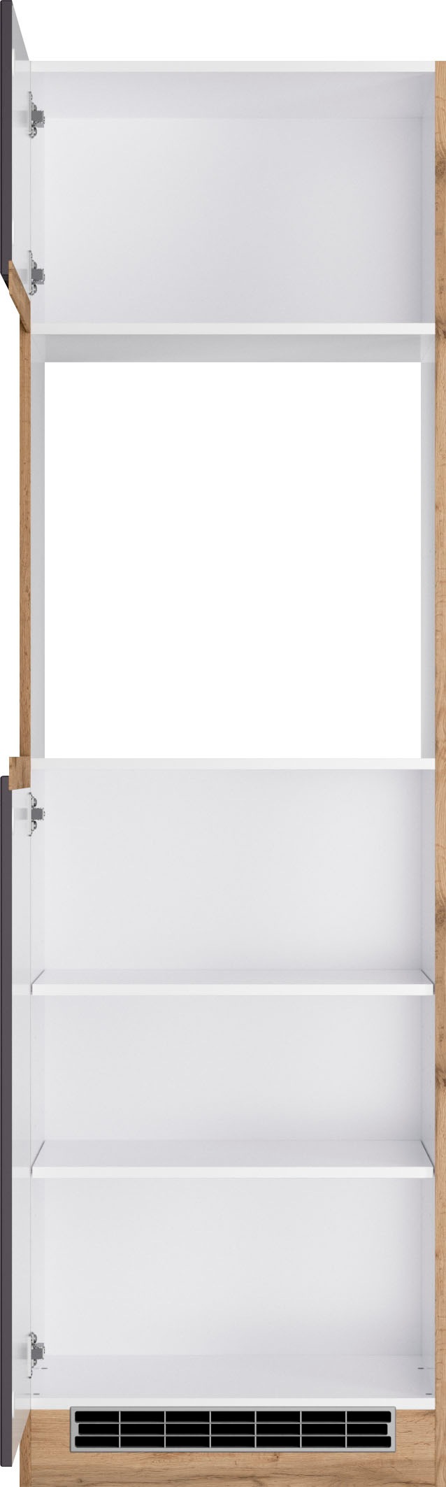 KOCHSTATION Armoire d'encastrement pour four »KS-Riesa« Largeur 60 cm, façades MDF