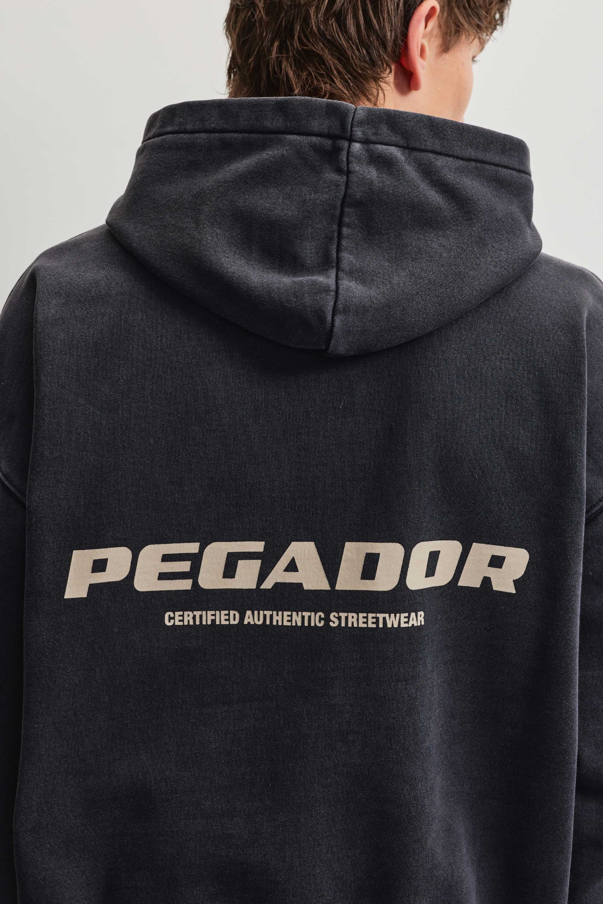 PEGADOR Sweat à capuche »COLNE LOGO OVERSIZED HOODIE«, Baumwollmischung, oversize
