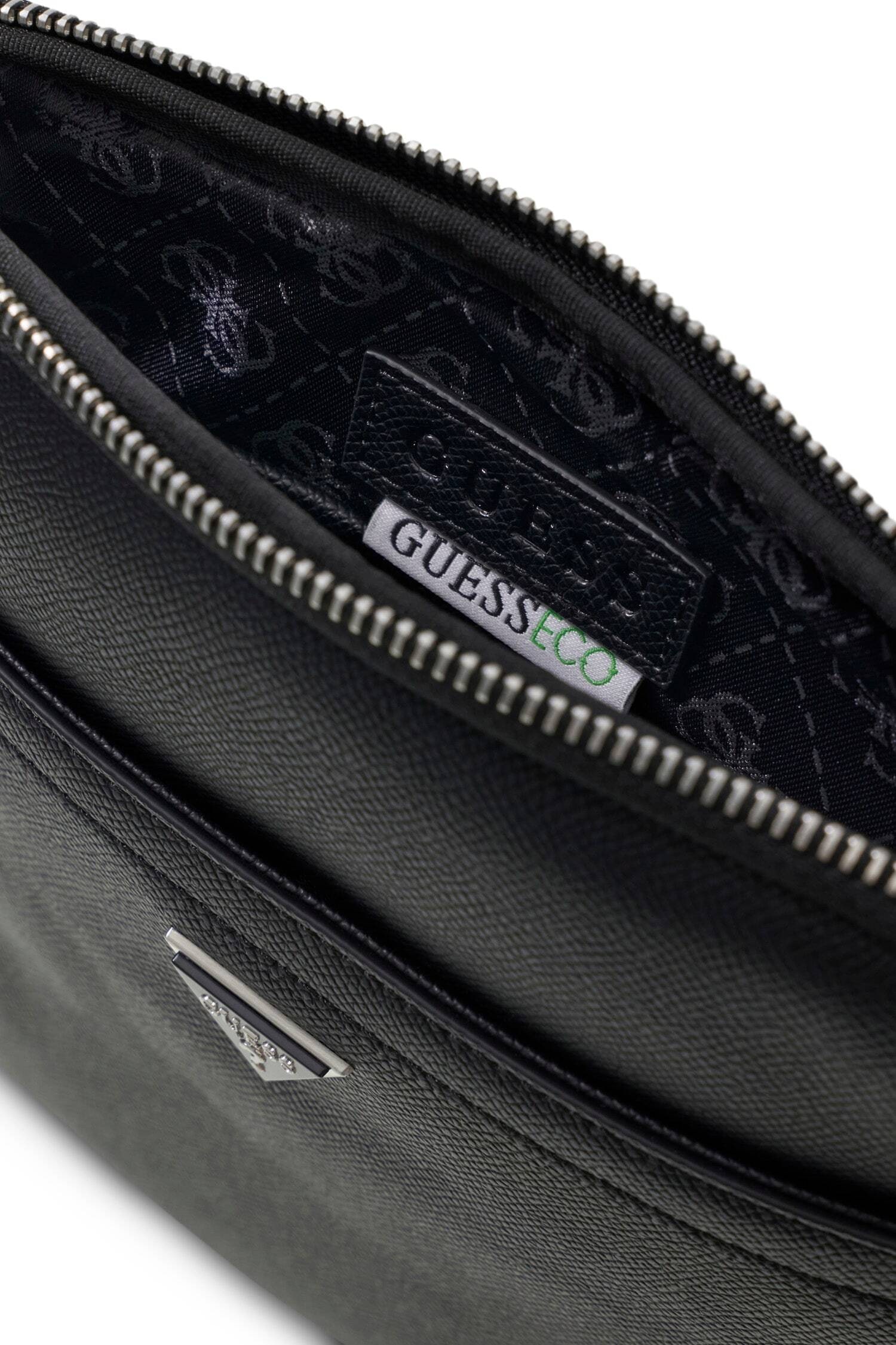 Guess Mini sac »MILANO CROSSBODY FLAT« Herren Umhängetasche, Schultertasche, Body Bag mit Dreiecks-Logo