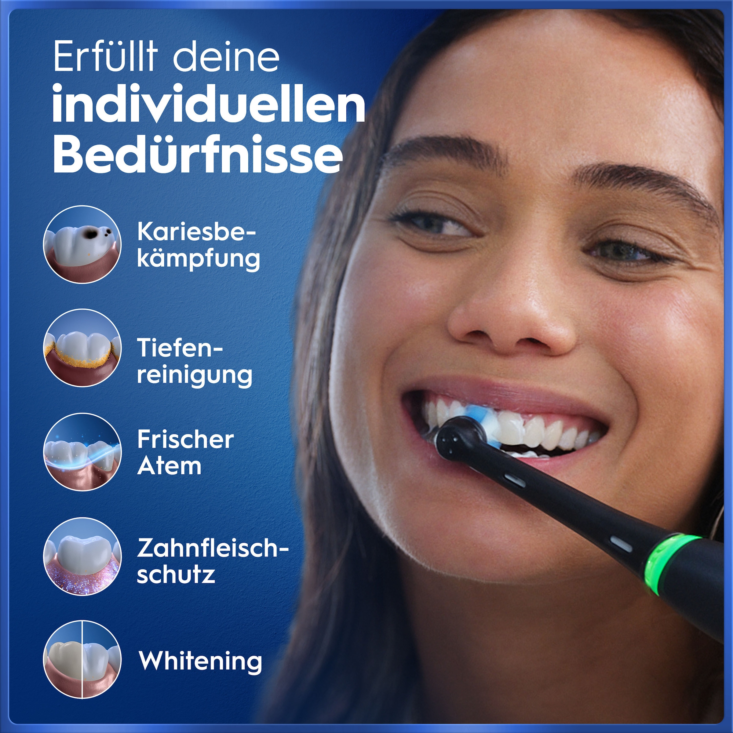 Oral-B Elektrische Zahnbürste »Oral-B iO Series 5« 1 Stk. Aufsteckbürsten Langanhaltender Akku | Reise-Etui | Aufsteckbürstenhalter