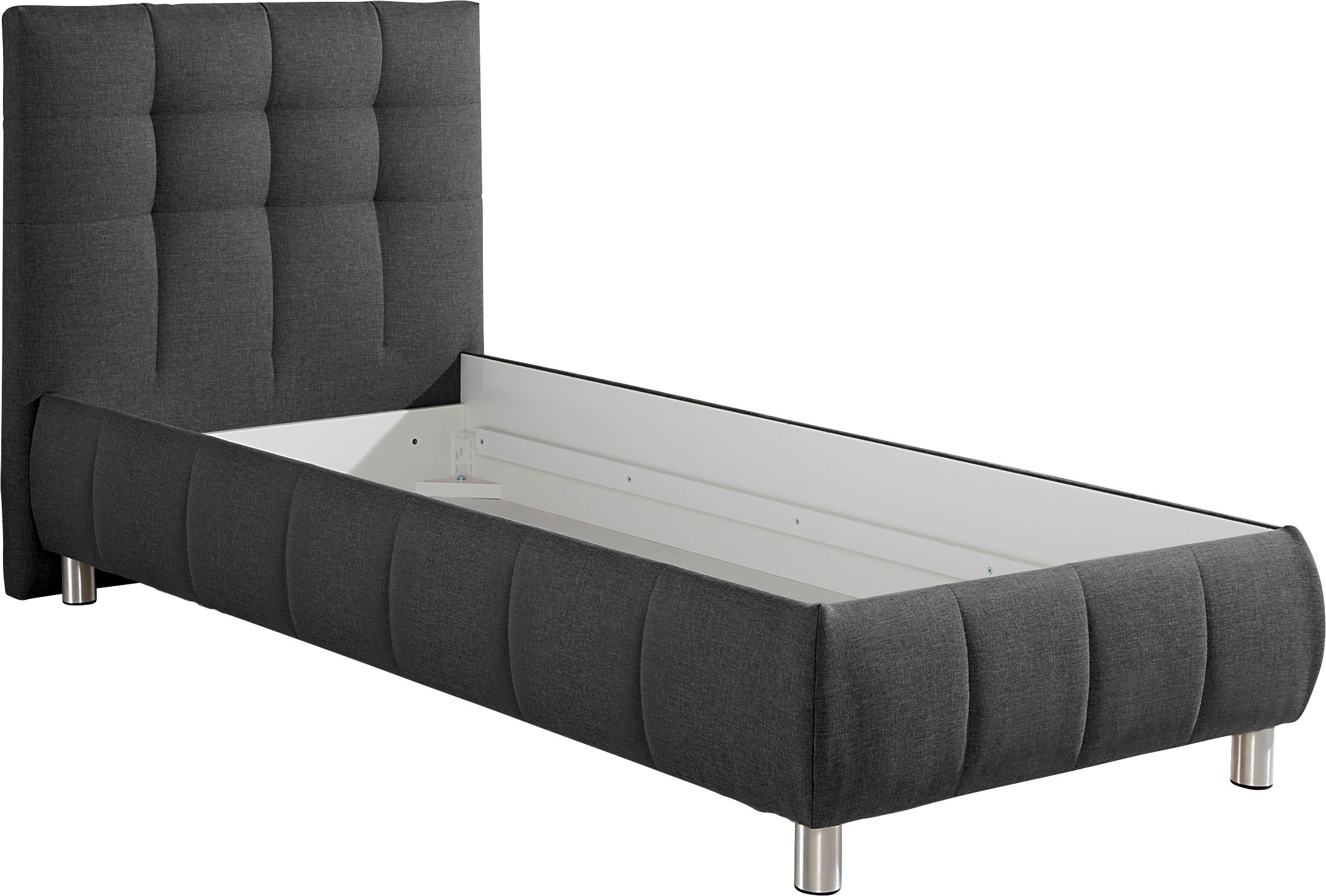 Maintal Lit rembourré »Lalley« incl. coffre de lit disponible en H2,H3,H4 et 3 versions de matelas