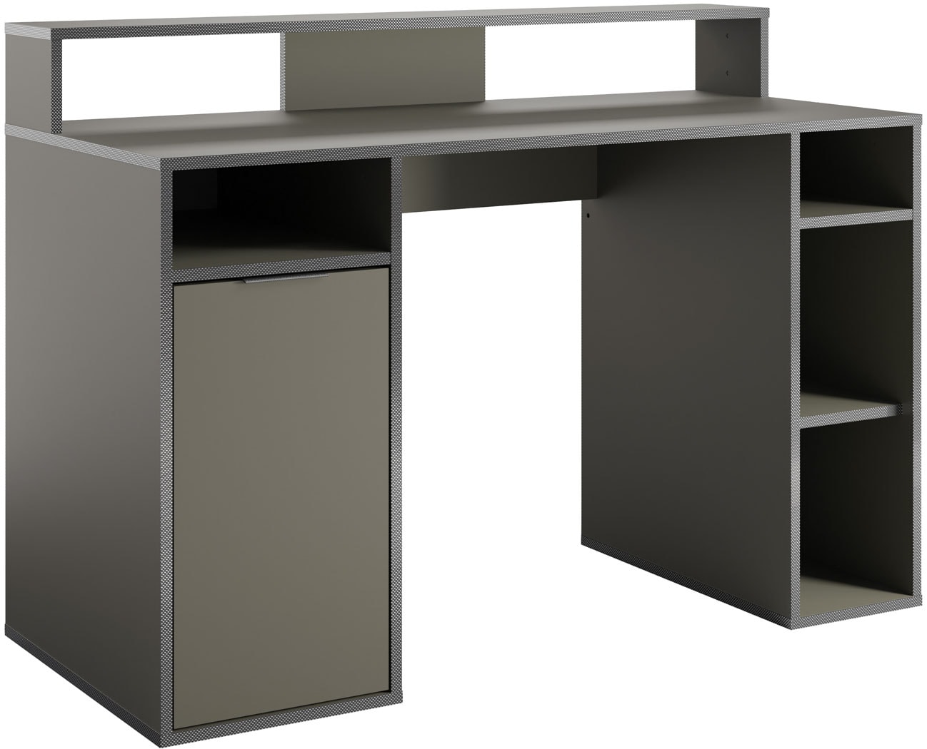 Home affaire Schreibtisch »Orem« Gamingtisch mit Tür und Monitoraufsatz, Breite 125 x 55 cm