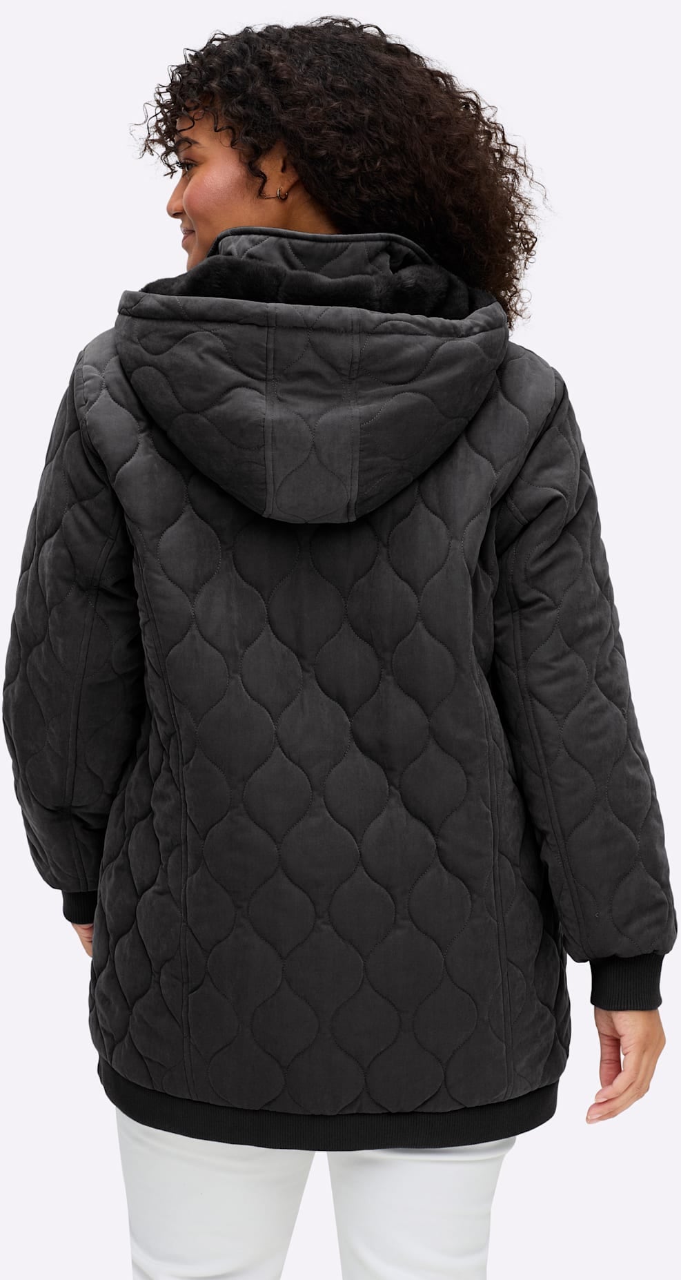 Sheego Blouson avec capuche