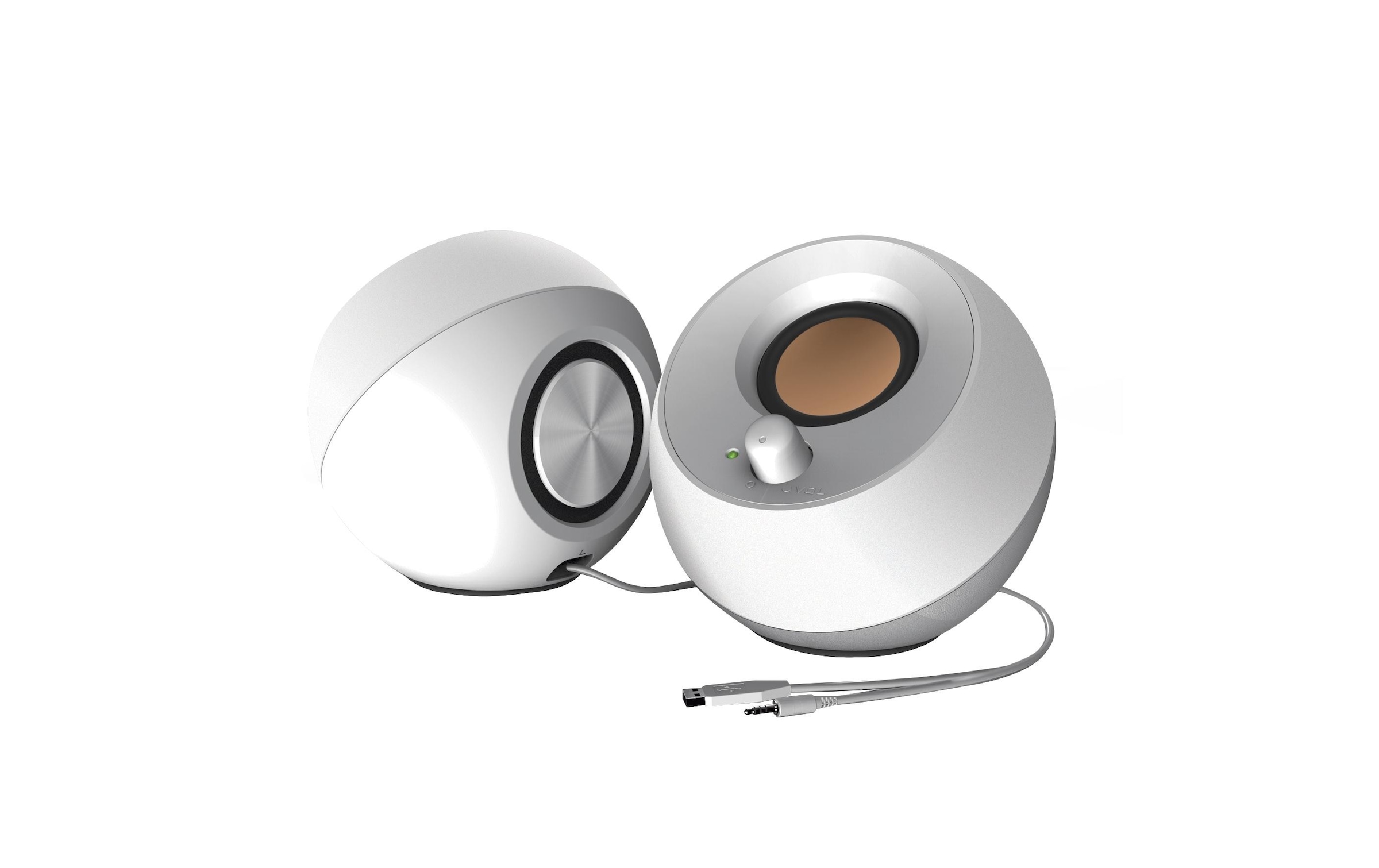 Creative Haut-parleurs pour PC »Pebble« 2.0 ( réglage du volume 4,4 W)