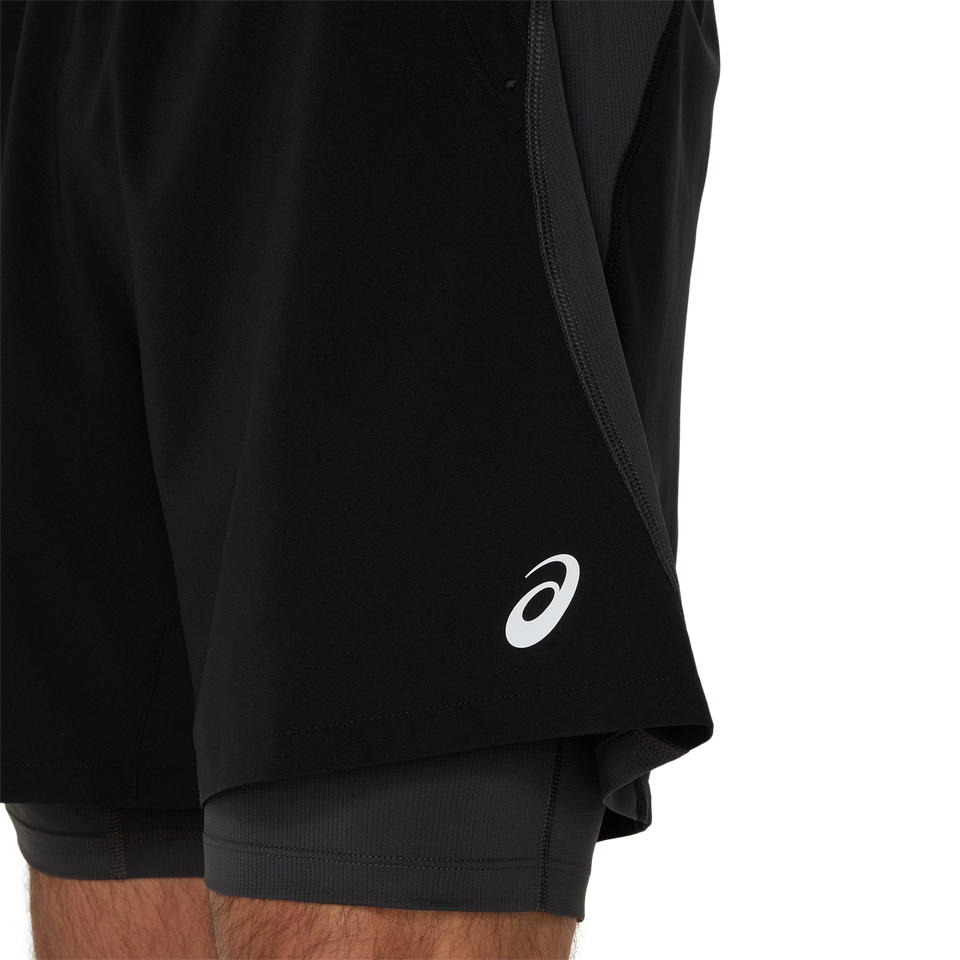 Asics Short de course »ROAD 2-N-1 7IN SHORT«  Technologie ACTIBREEZE™, séchage rapide, respirant