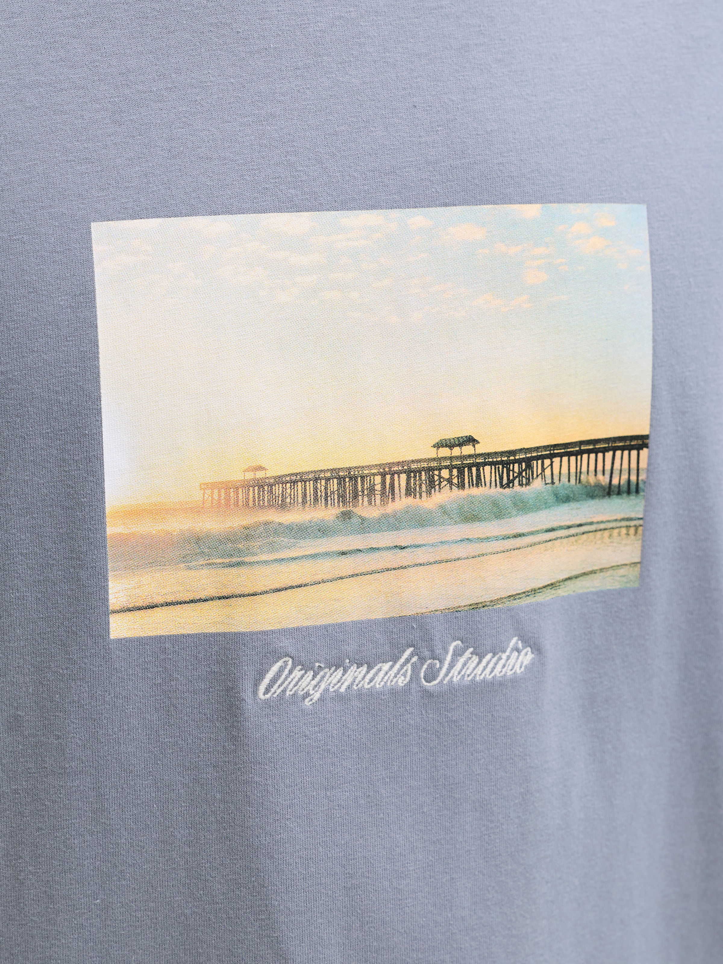 Jack & Jones T-Shirt »JORNORREBRO PHOTO TEE SS CREW NECK« Baumwolle, relaxed fit