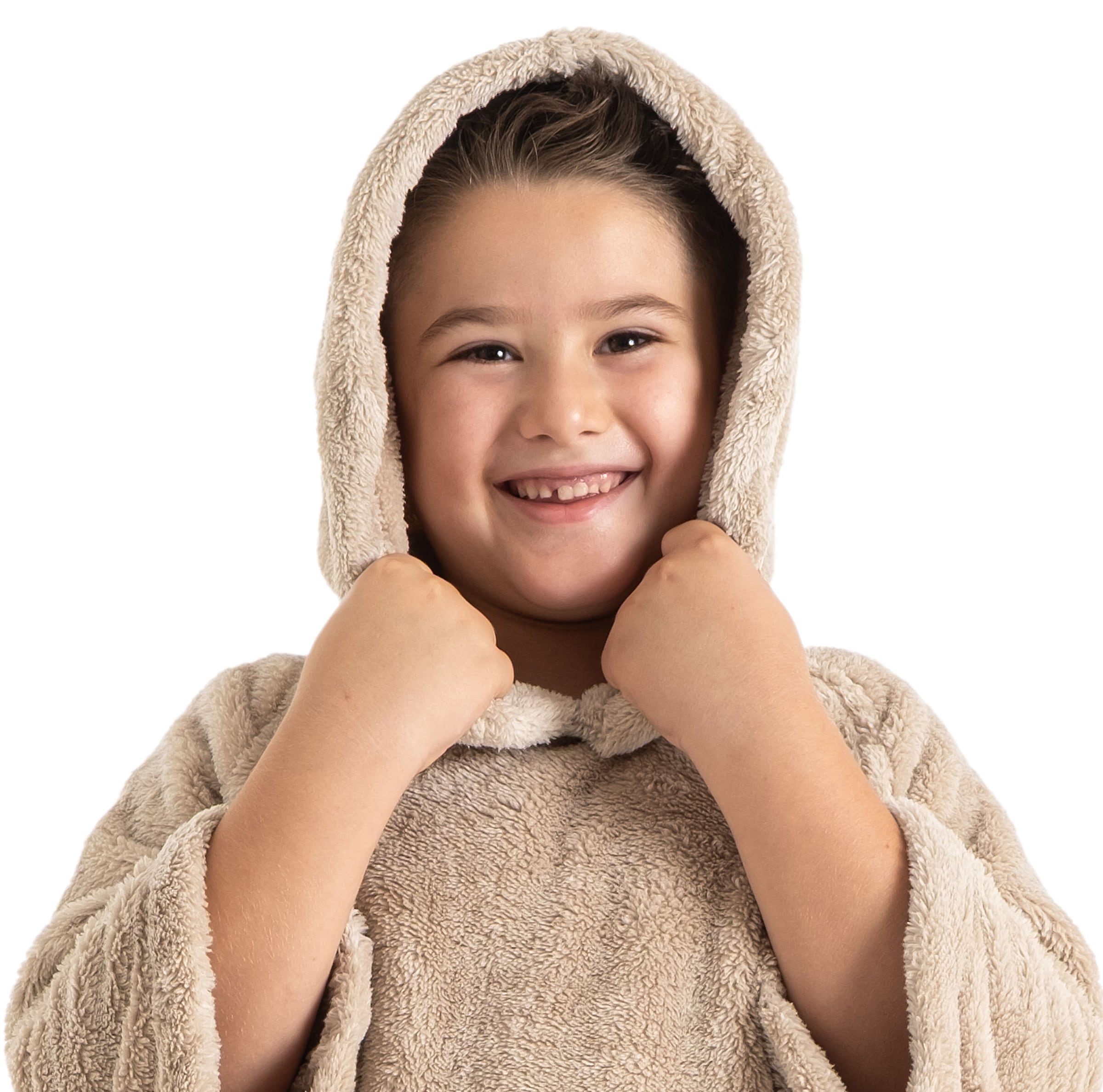 my home Badeponcho »Lillou, für Kinder, ideal für Urlaub oder im Schwimmbad« 1 Stk. tlg., weich und kuschelig, Fleece, plüsch, Surfponcho