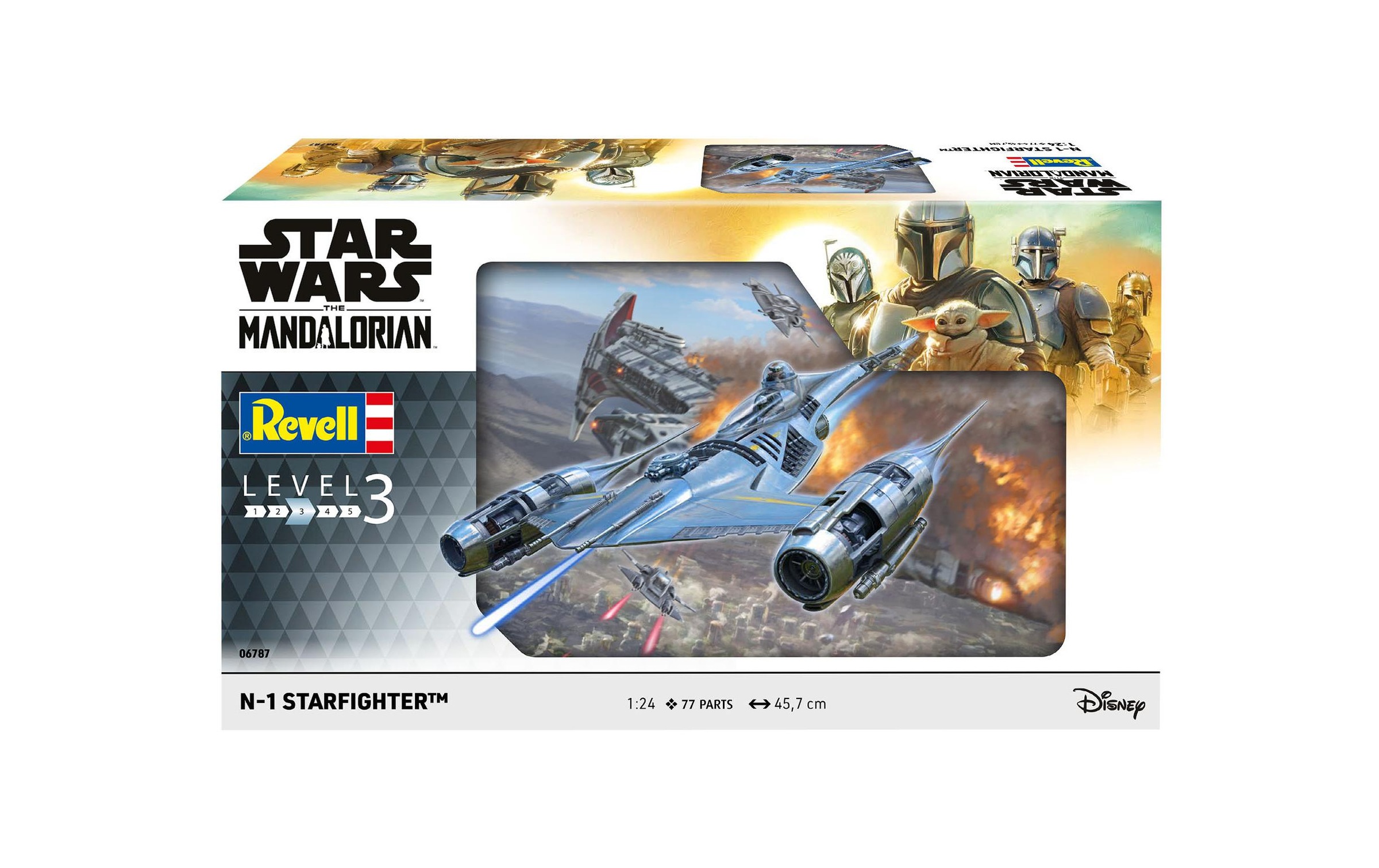 Revell® Kit de modèles réduits »N1 Starfighter The Mandalorian, 1:24« Set, 90 cuis tlg. 1:24