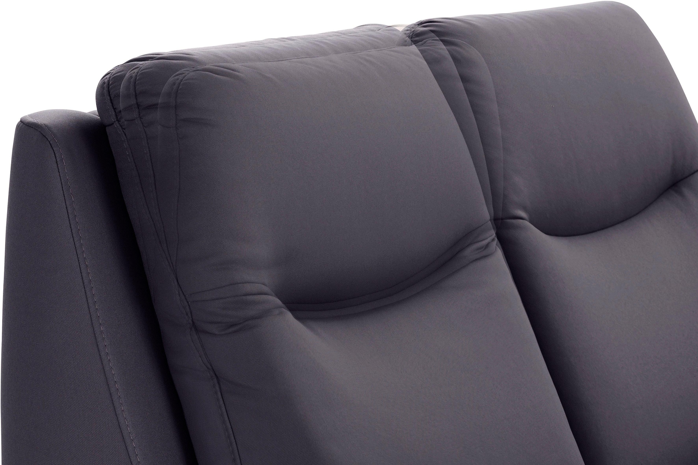 sit&more 2-Sitzer »Boccaccio« inklusive Federkern und Kopfteilverstellung