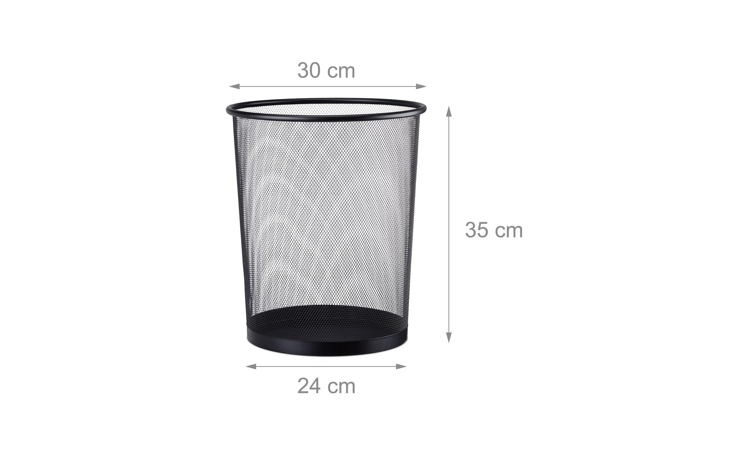 relaxdays Papierkorb »19 l« 1 Behälter