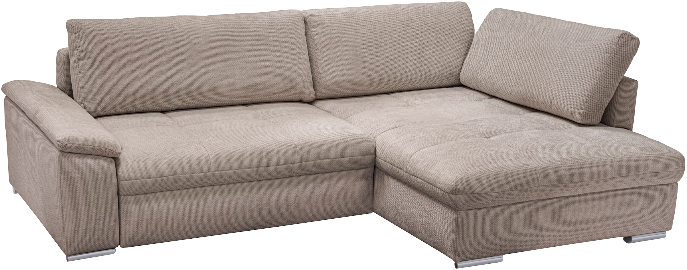 exxpo - sofa fashion Canapé d'angle »Casa Grande inkl. Bettfunktion, Bettkasten, OTTOs Choice, bequem« L-Form, guter Sitzkomfort, griosse Liegefläche
