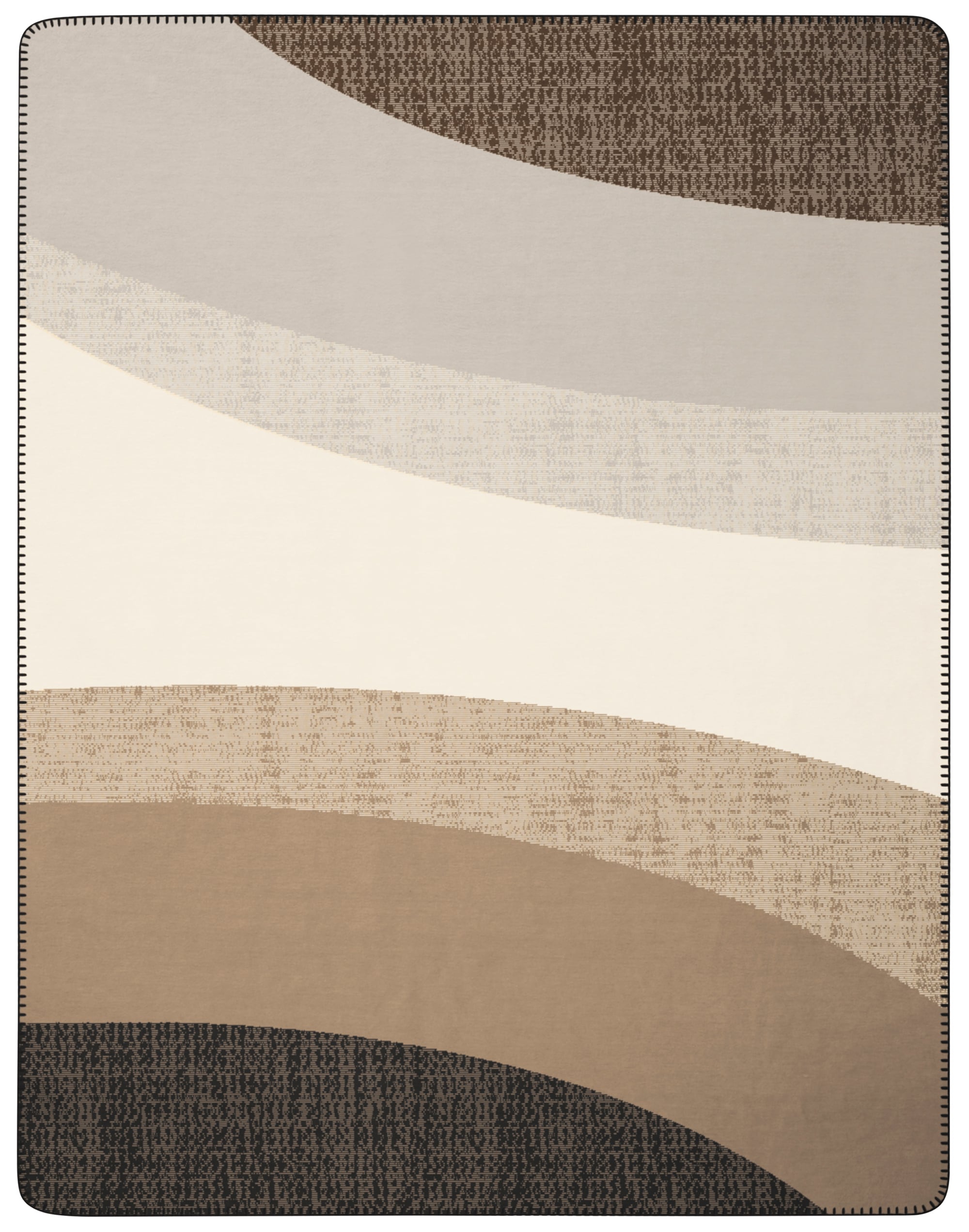 Biederlack Couverture d'intérieur »Conture Flow« dezentes Muster in Struktur-Optik