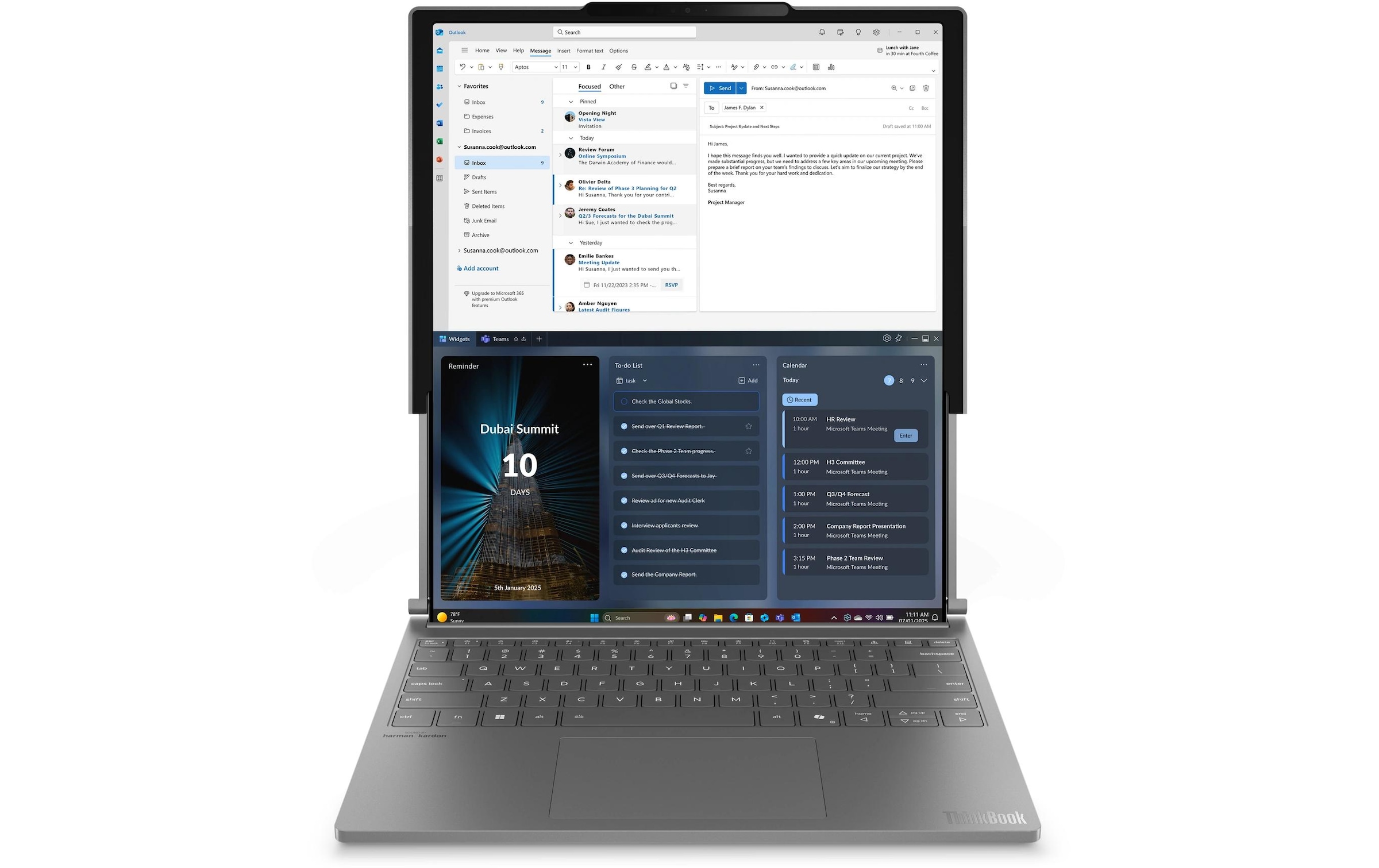 Lenovo Ordinateur portable »Plus G6 Rollable Copilot+ PC« / 16,7 ″ Intel Core Ultra 7