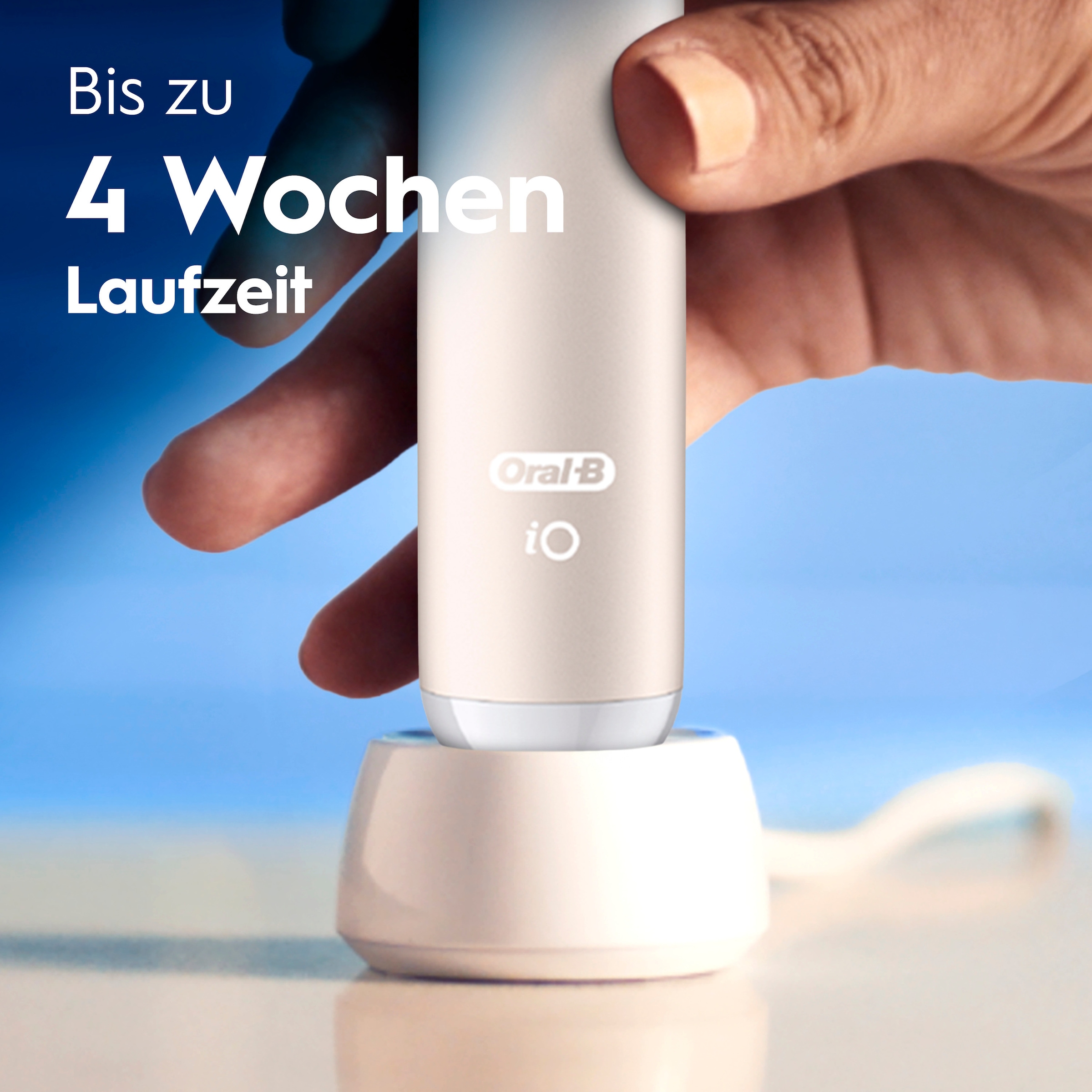 Oral-B Brosse à dents électrique »iO Series 2« 1 cuis Aufsteckbürsten pour un nettoyage en douceur, étui de voyage, support pour brosses amovibles
