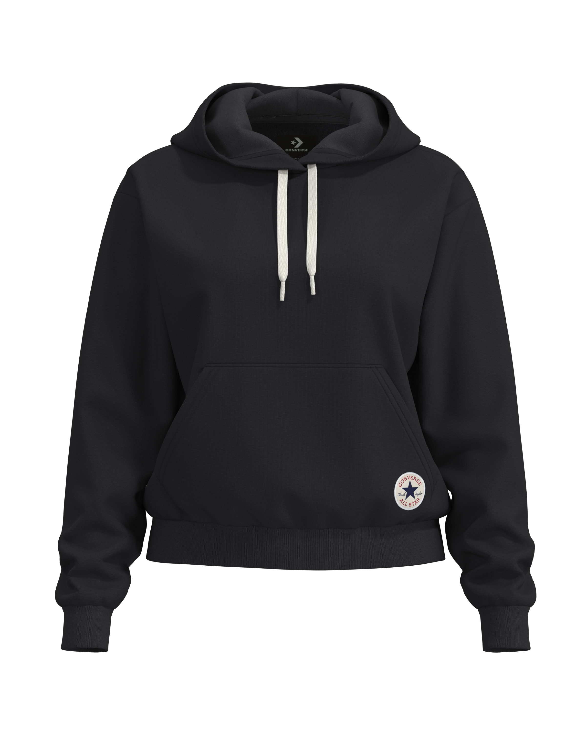 Converse Kapuzensweatshirt »CHUCK PATCH HOODIE«, mit Kapuze, Langarm, aus Baumwolle und Polyester
