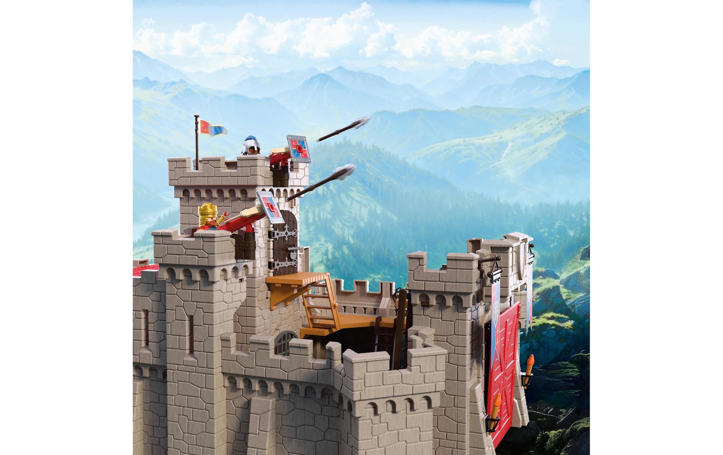 Playmobil® Jeu de construction »Grosse Löwenritterburg (72112), Knights« Château fort XXL avec pont-levis ; Made in Europe
