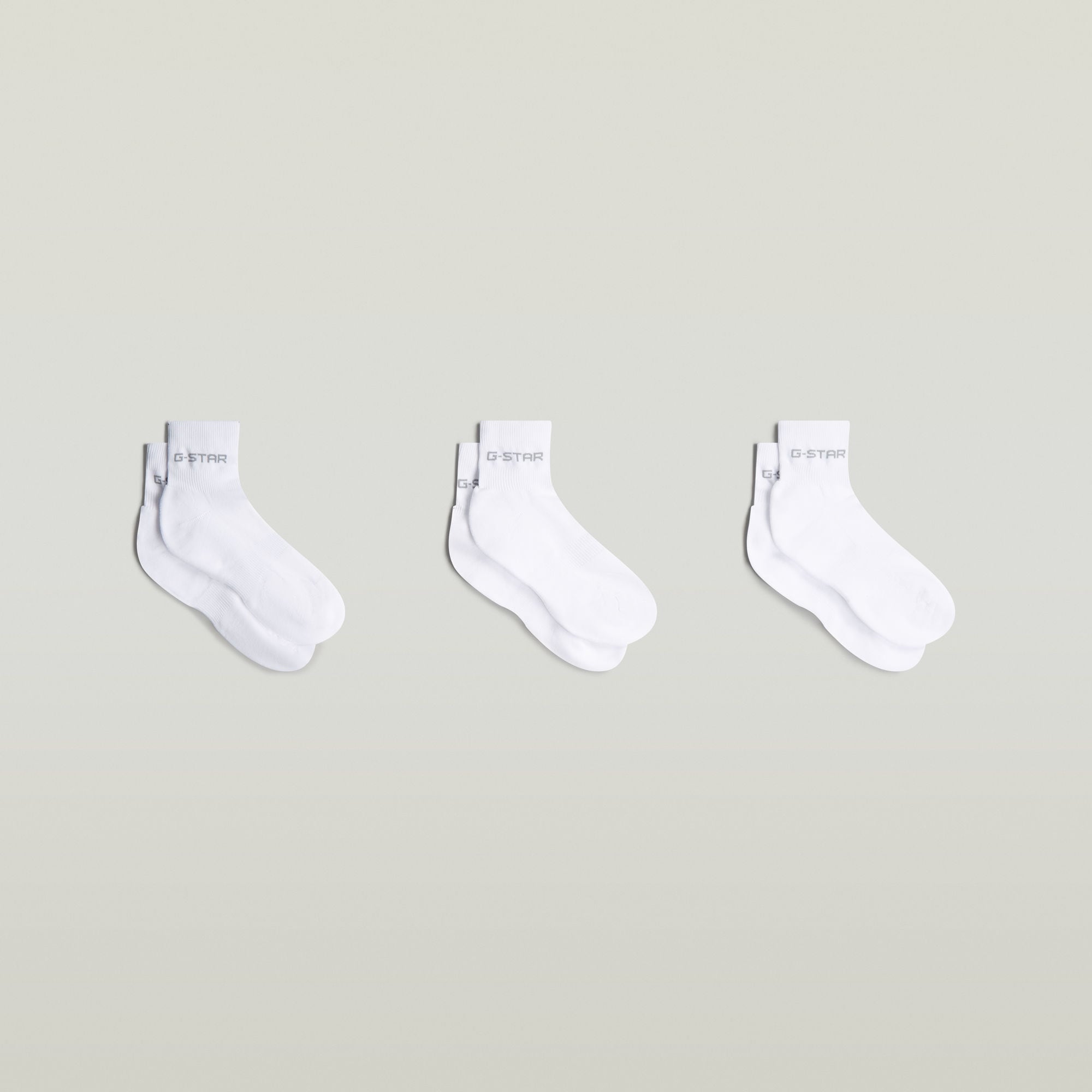 G-STAR Chaussettes de sport »MUSK, 3 PACK ANKLET SPORTS SOCKS« Packung, 3 Couple tlg. unifarben, mit Logo-Jacquard