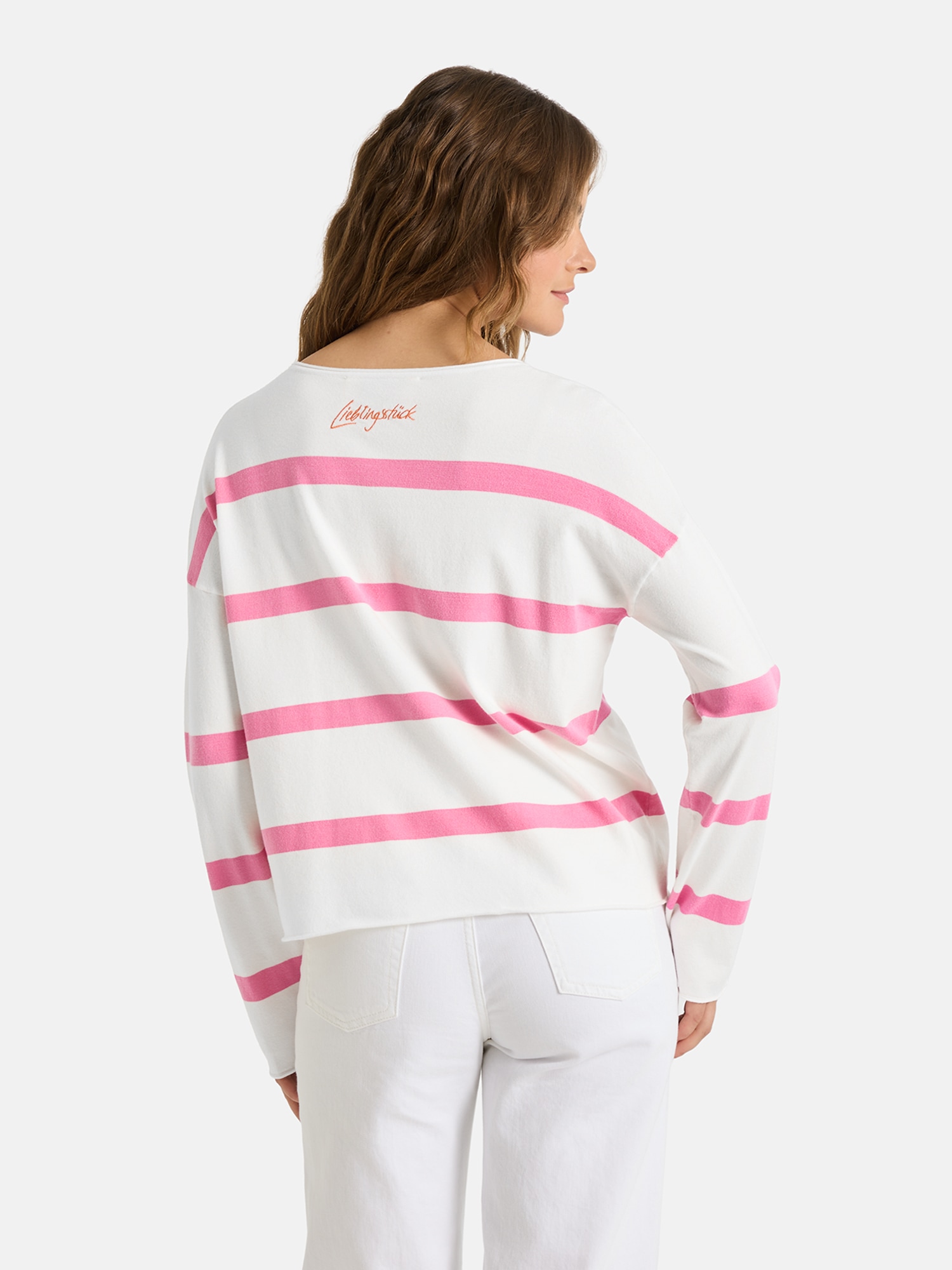 Lieblingsstück Pull à col rond »MarciEP« mit Streifen