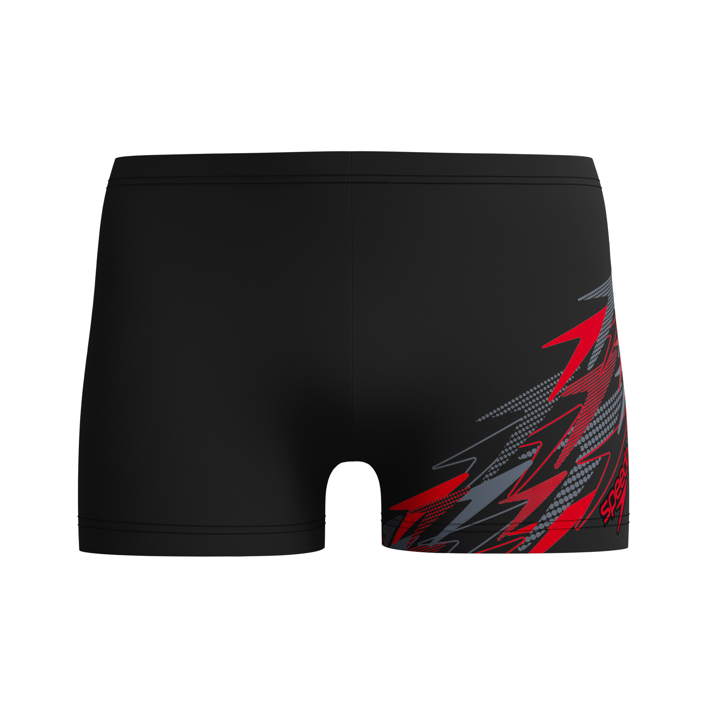 Speedo Maillot de bain avec motif de vagues en plastisol, stable en forme, à séchage rapide