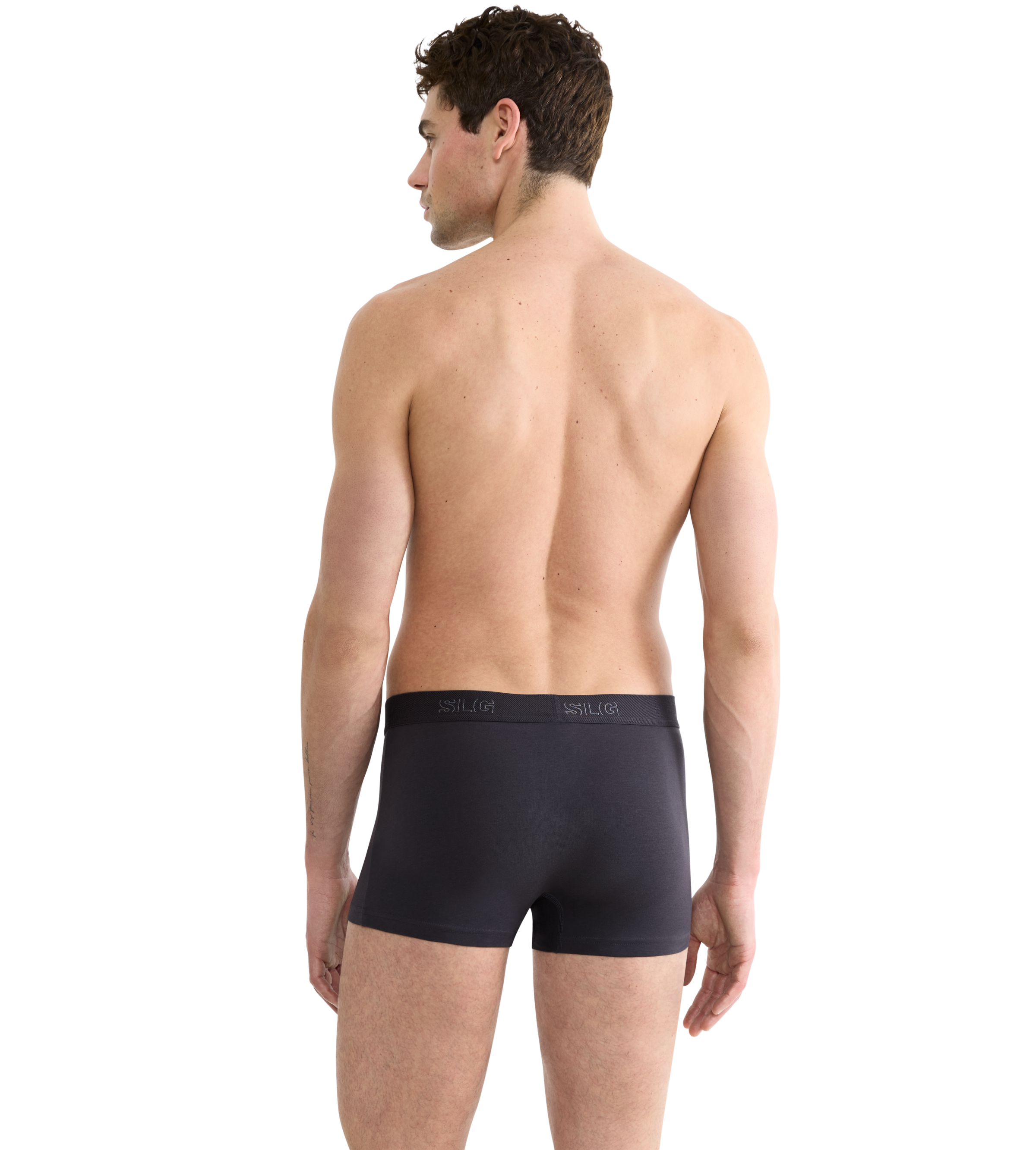 sloggi Tronc »SLG Base« sans braguette, moderne, ceinture logo, mélange coton