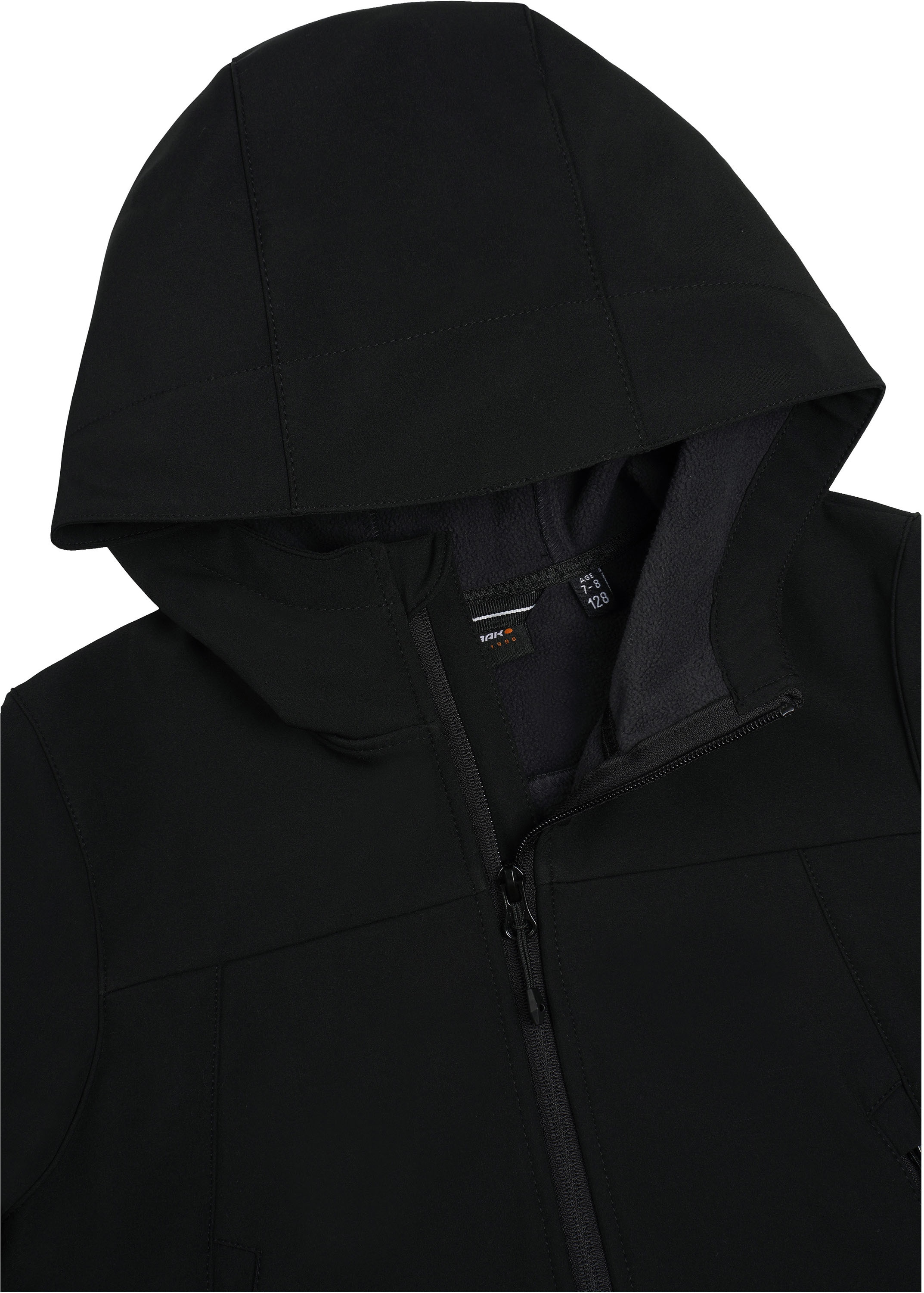 Icepeak Veste softshell »ICEPEAK KONAN JR« avec capuche avec poches zippées, respirant, à séchage rapide, coupe-vent