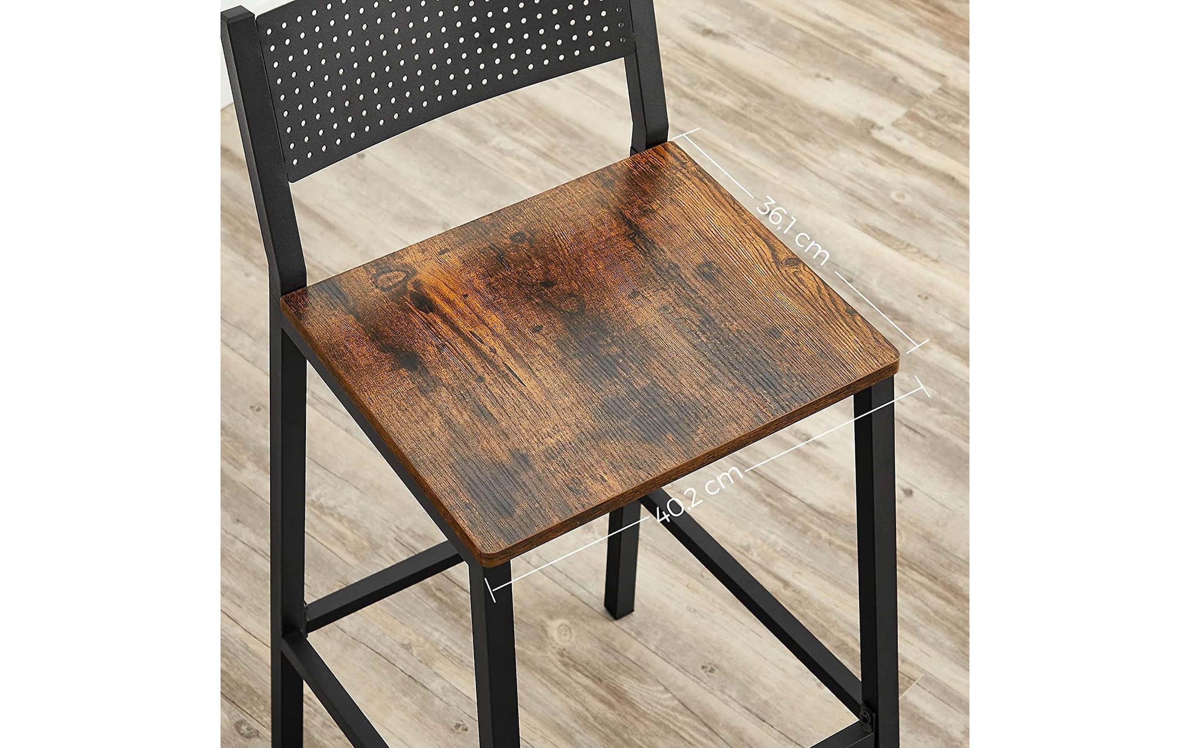 VASAGLE Tabouret de bar »2 Stück 43.1 x 97.2 cm« 2 cuis tlg.