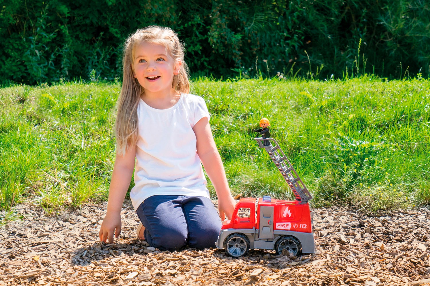 Lena® Jouet pompier »TRUXX« inklusive Spielfigur; Made in Europe