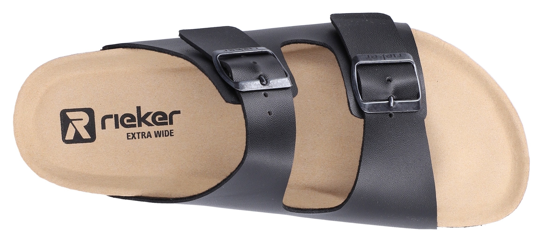 Rieker  Sommerschuh, Schlappen, Hausschuh, mit zwei Schnallenverschlüssen