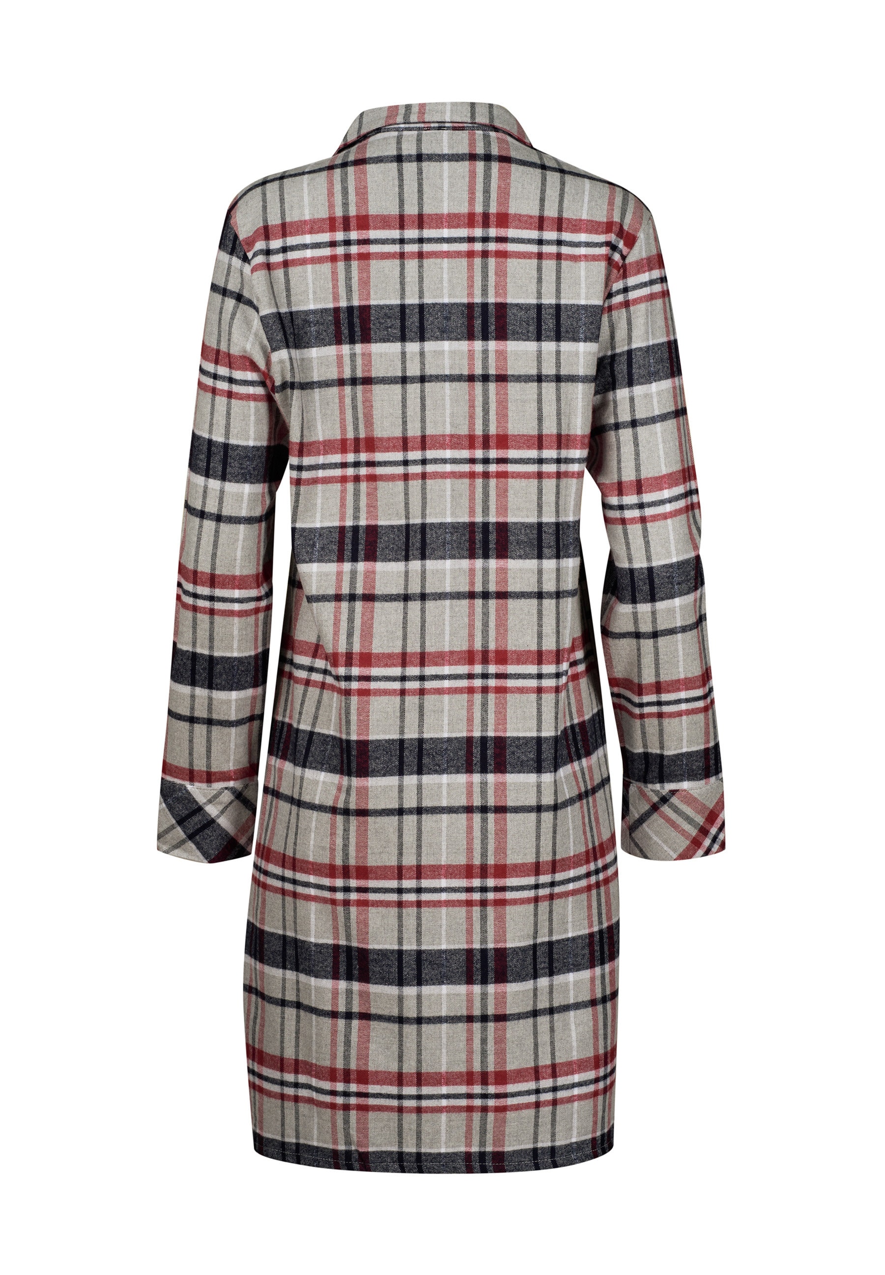 Skiny Sleepshirt »Night In Skiny Flanell« kuschelig, wärmend, Langarm, Cotton