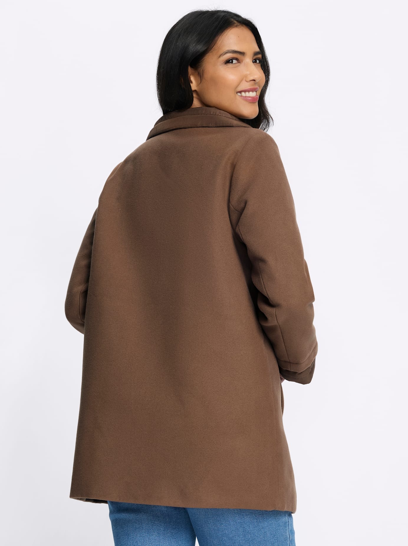 Classic Basics Veste longue ohne Kapuze