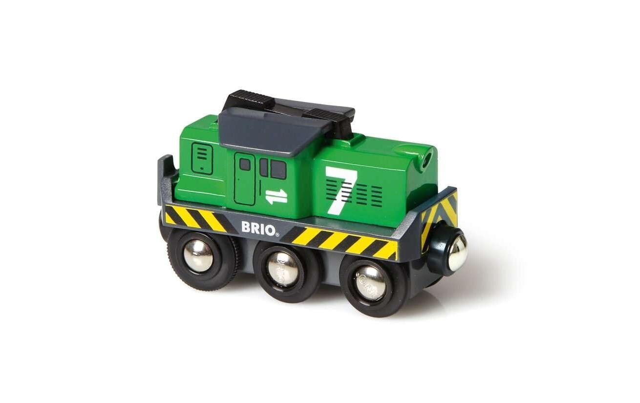BRIO® Locomotive de train jouet »Batterie-Frachtlok«