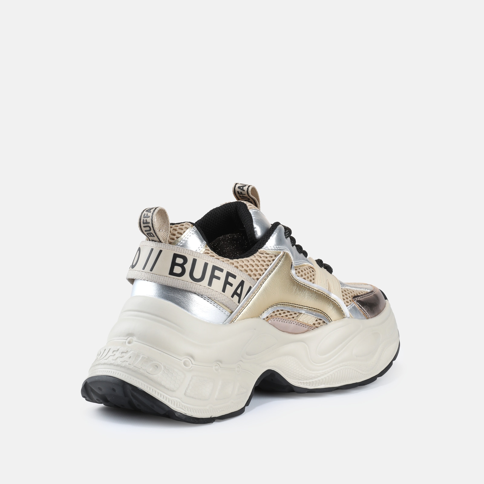 Buffalo Baskets à plateforme »YUNO«  baskets grosses semelles, chaussures lacées, légères avec semelle intérieure en mousse à mémoire