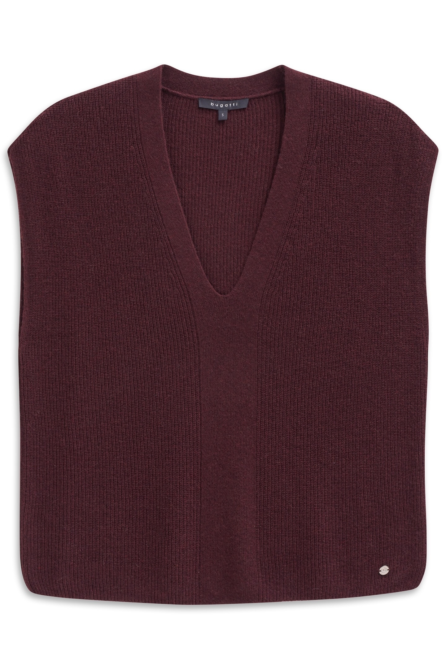 bugatti Pull-over »Kaschmir-Mix« mit V-Ausschnitt vielseitig kombinierbar
