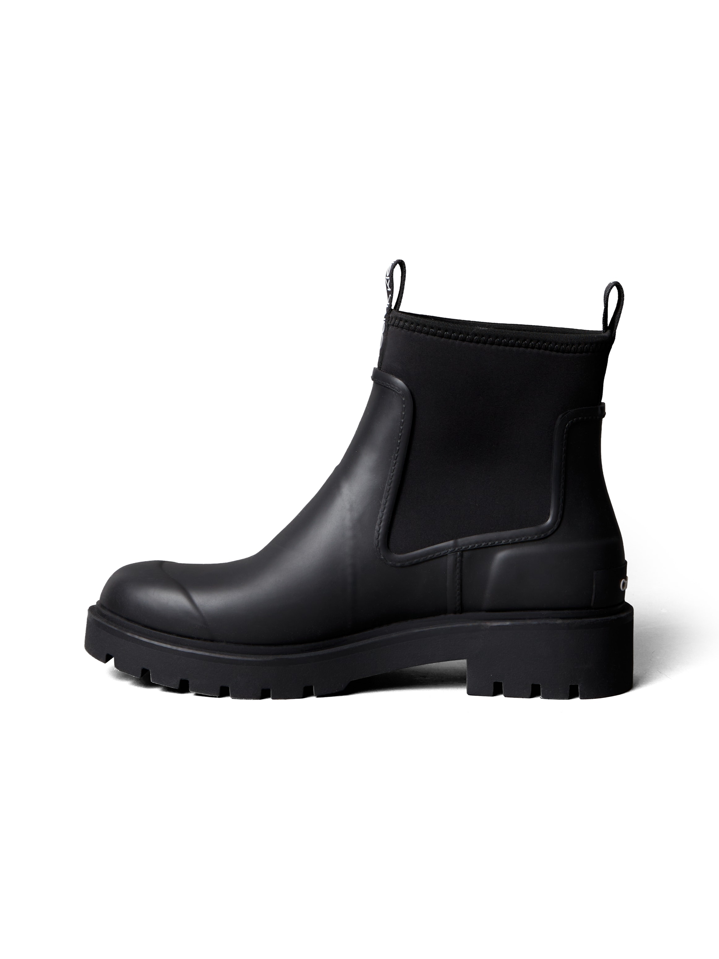 Calvin Klein Jeans Bottines chelsea »COMBAT RAIN BOOT«  bottines à talon bloc, bottines à enfiler, bottes de pluie avec languette