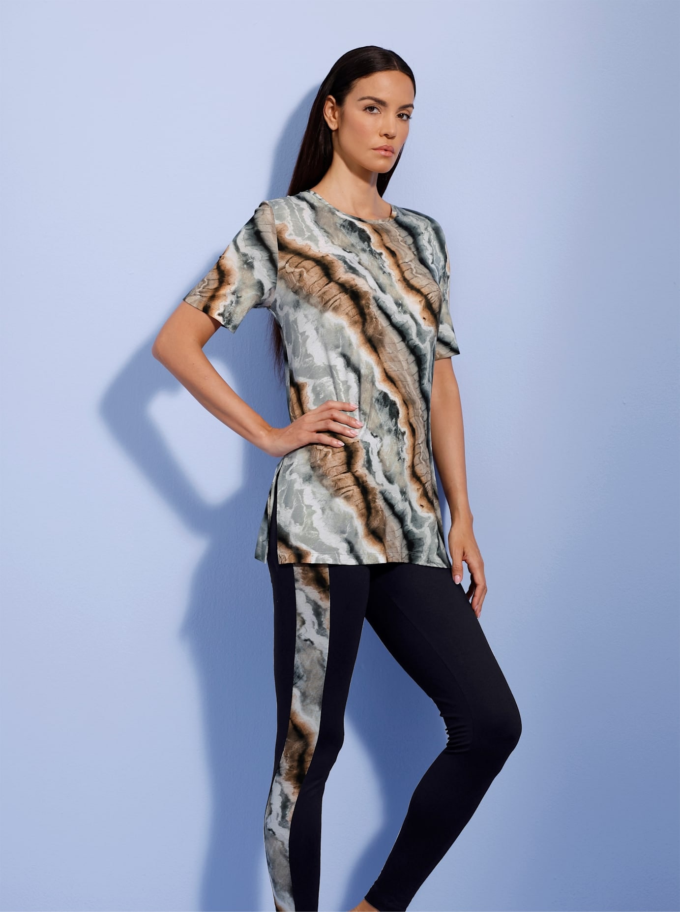 feel good Rundhalsshirt »Longshirt« 1 tlg.