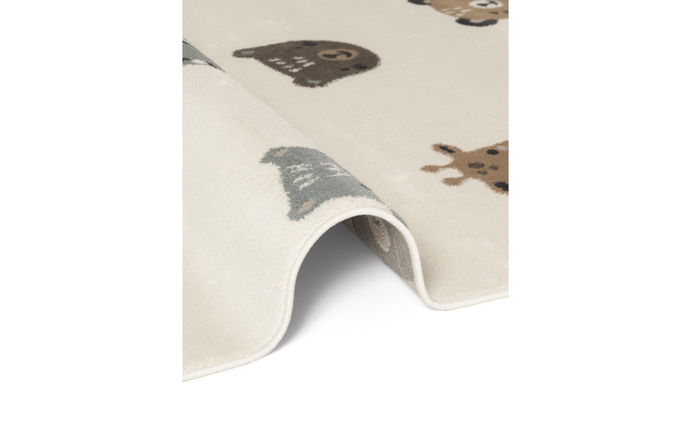 HANSE Home Tapis pour enfants »Tiny Zoo« Rectangulaire 10 mm Höhe Pflegeleicht, Weich, Kinderzimmer, Spielteppich, Spielunterlage