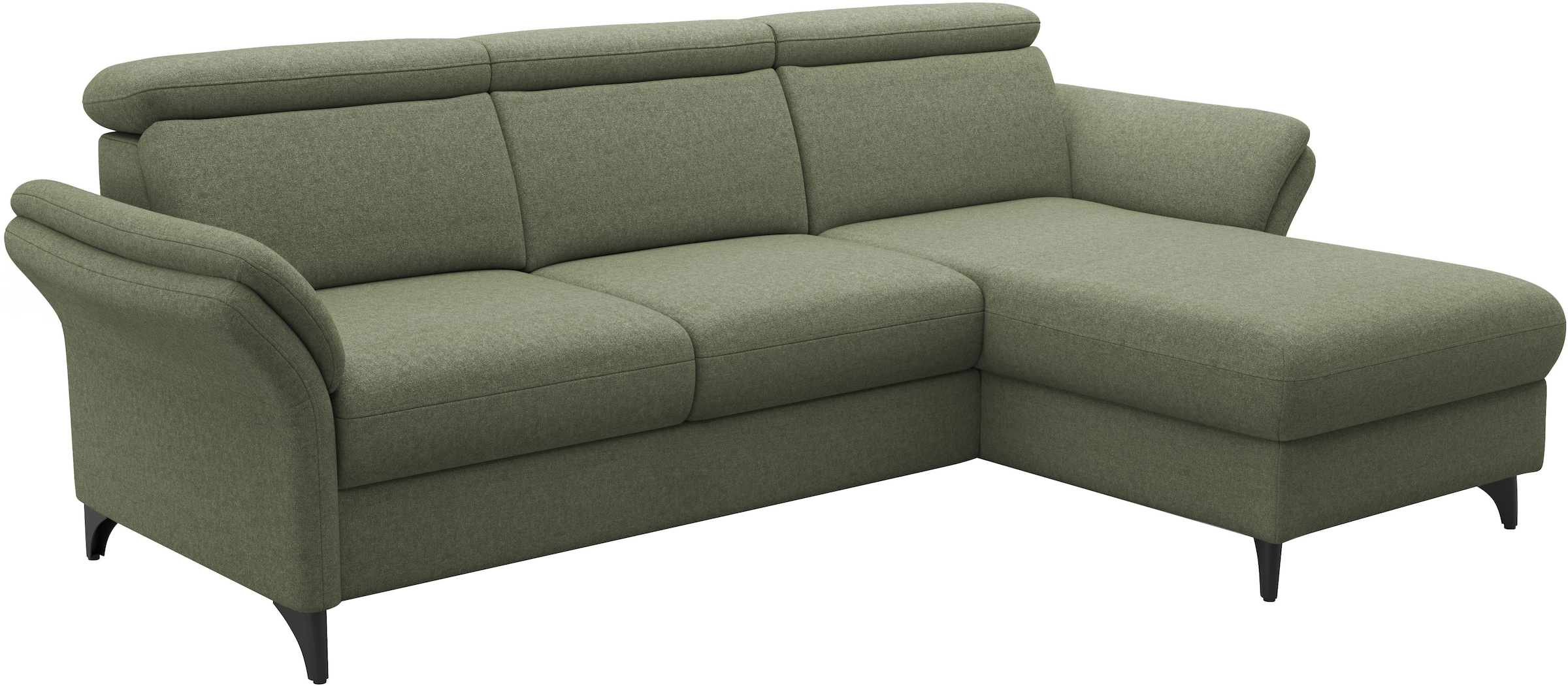 sit&more Canapé d'angle »Glendale, L-Form« inkl. Kopfteilverstellung, wahlweise mit Vorziehsitz und Bettkasten