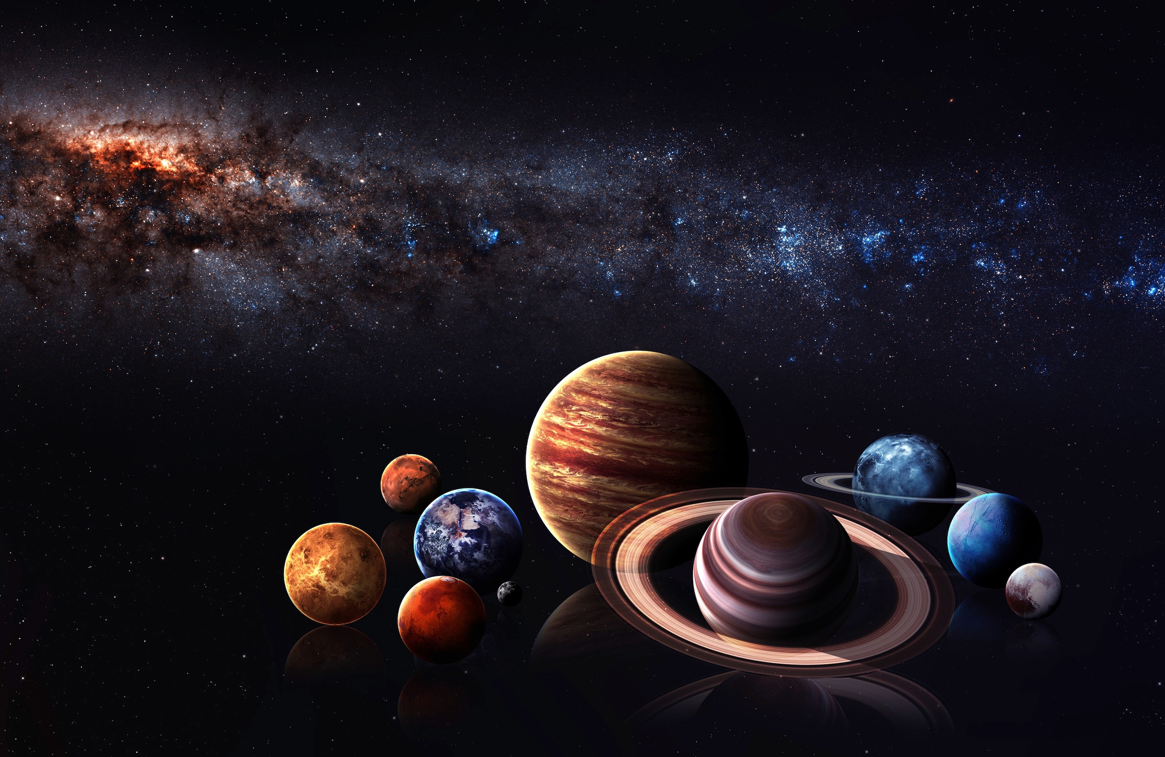 Papermoon Papier peint photo »PLANETEN-ERDE GALAXIE MILCH STRAssE WELTALL UNIVERSUM«