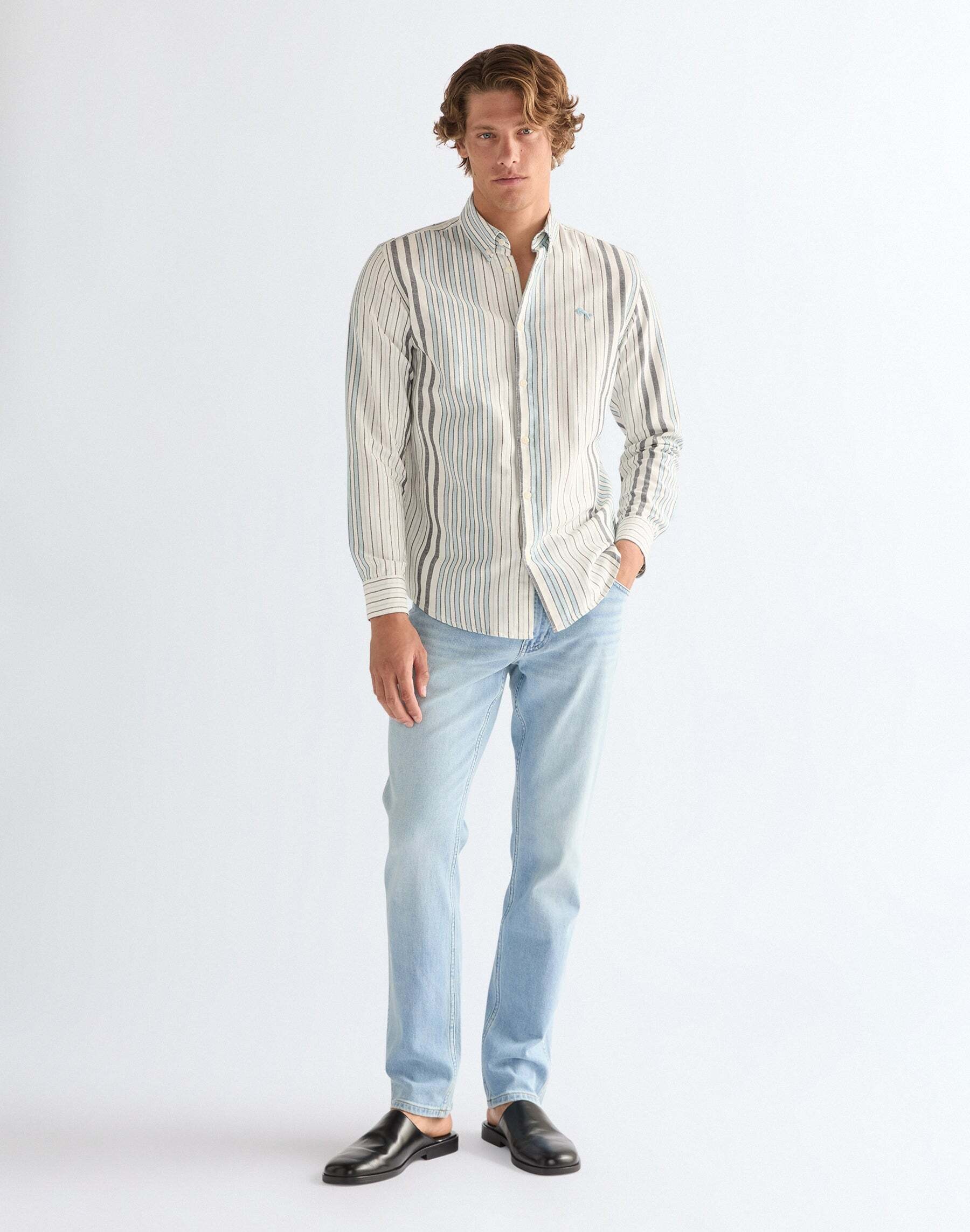 Wrangler Langarmhemd »WRANGLER Langarmhemd Oxford«