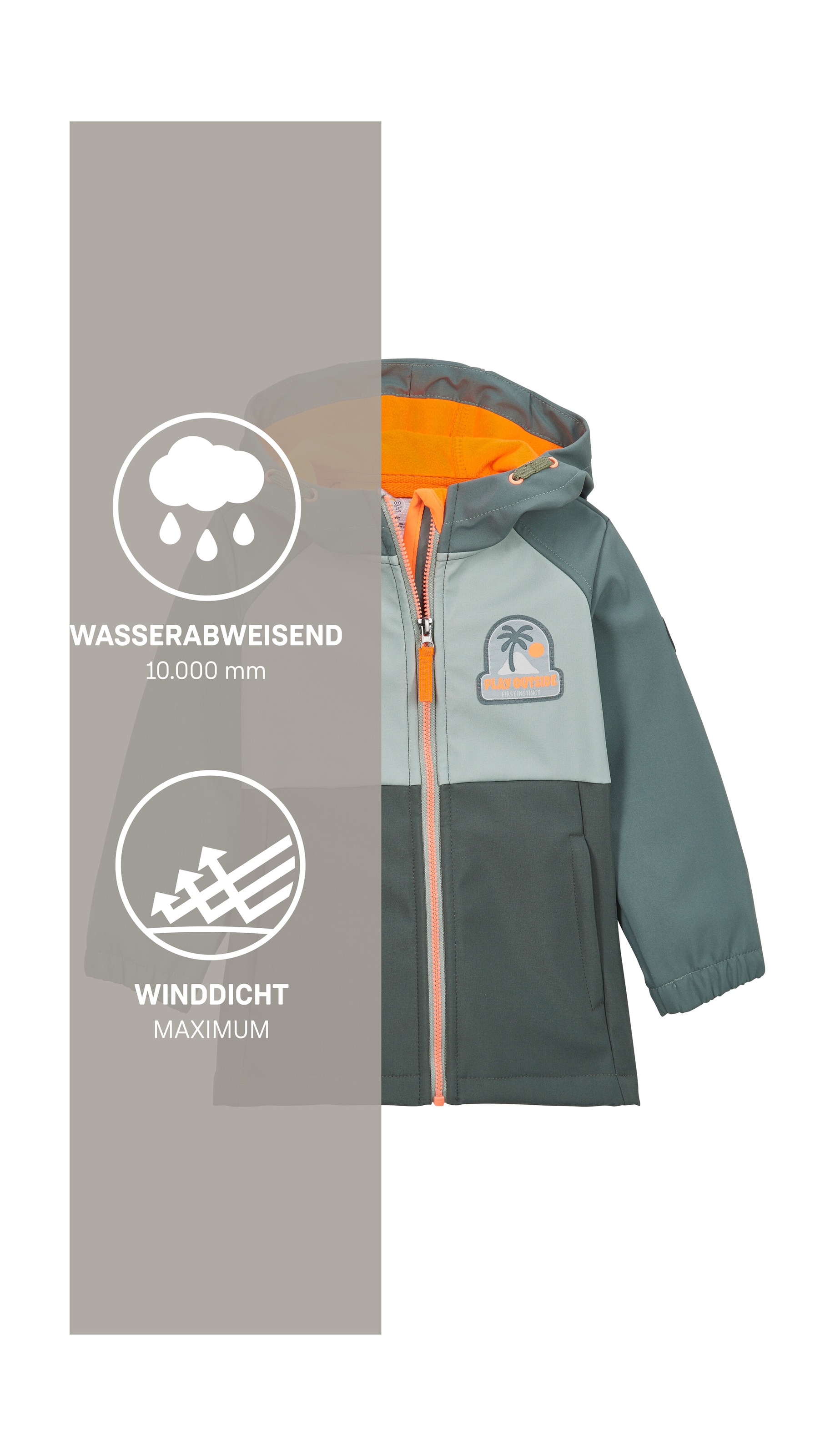 first instinct by killtec Softshelljacke »FIOS 4 MNS SFTSHLL JCKT« Wasserabweisende Softshelljacke mit Colourblock-Design
