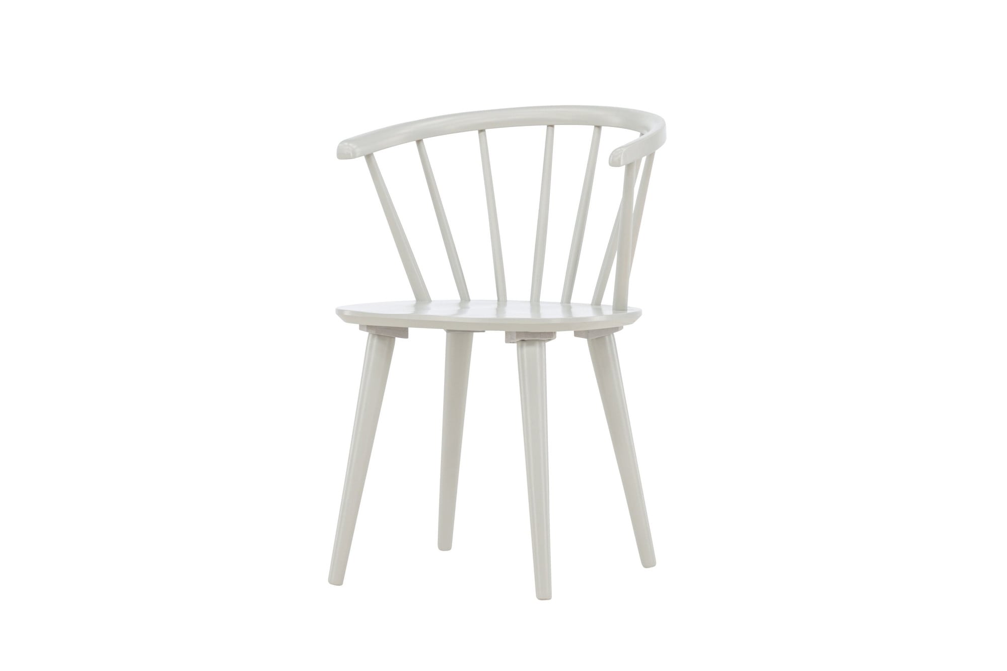 Venture Home Chaise de salle à manger () 2 cuisChaise en bois massif, forme arrondie, accueillante, scandinave
