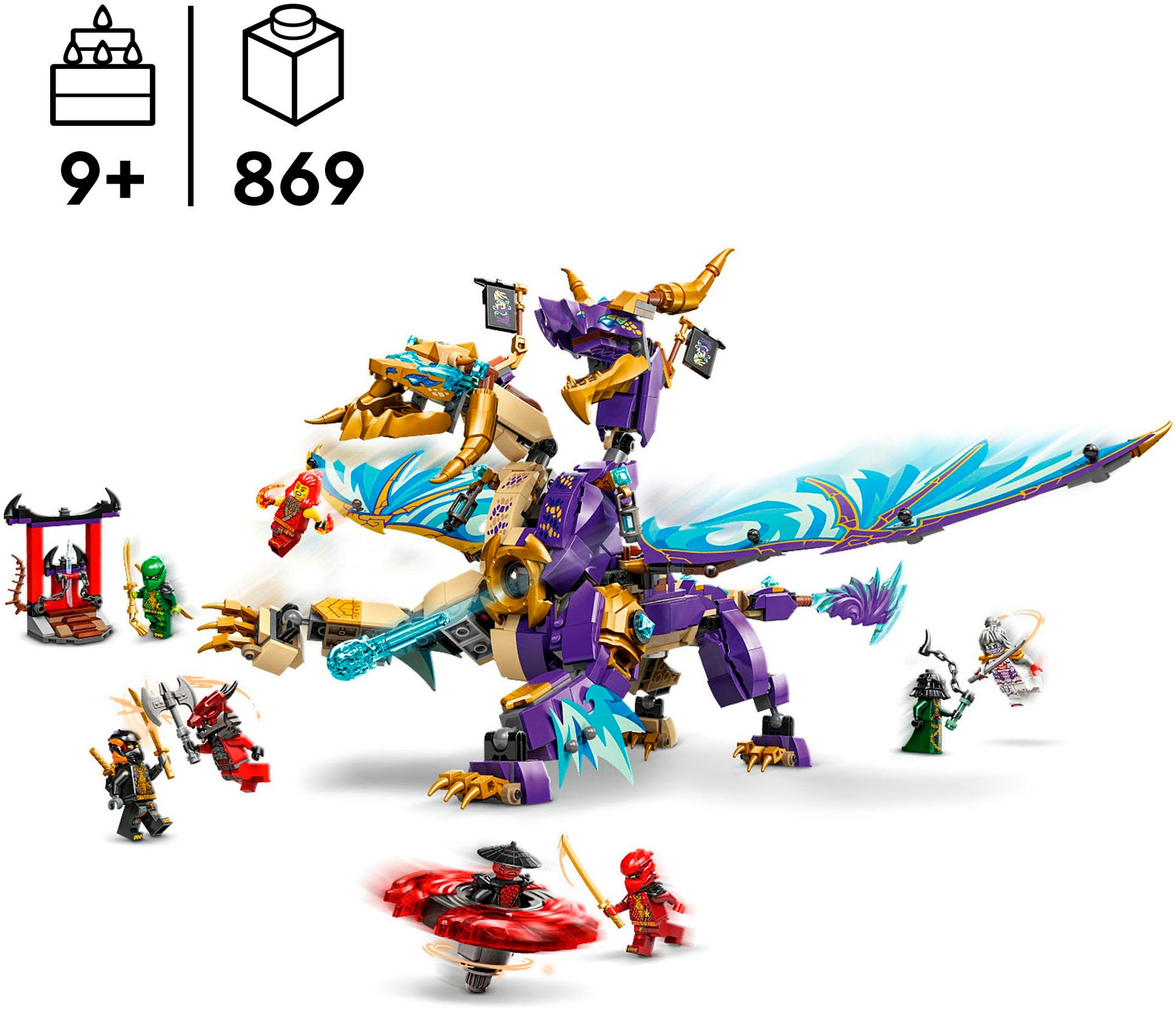 LEGO® Pions de construction »Lichtbogendrache (71836), LEGO® Ninjago« Made in Europe