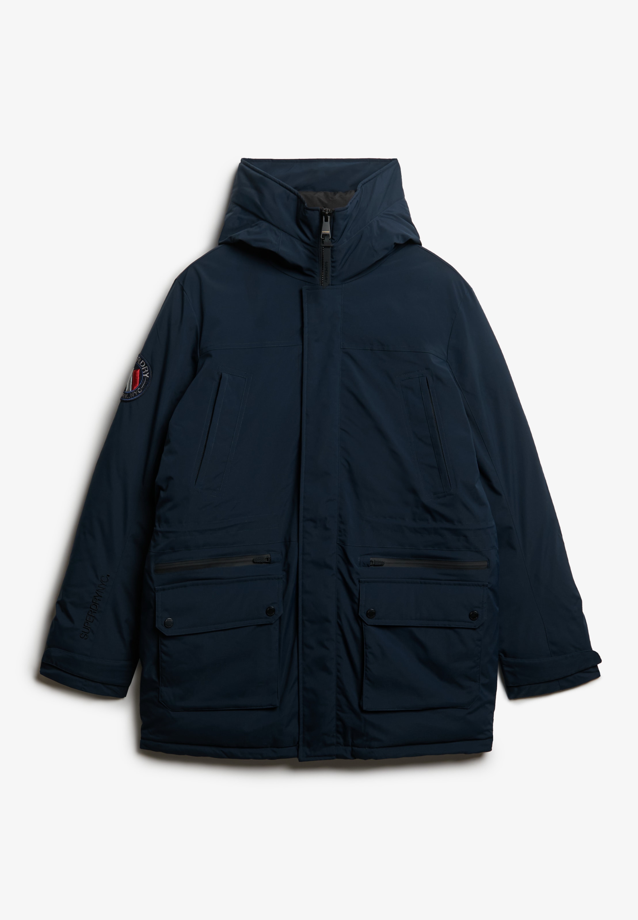Superdry Steppjacke »City Padded Parka Jacket« mit Kapuze