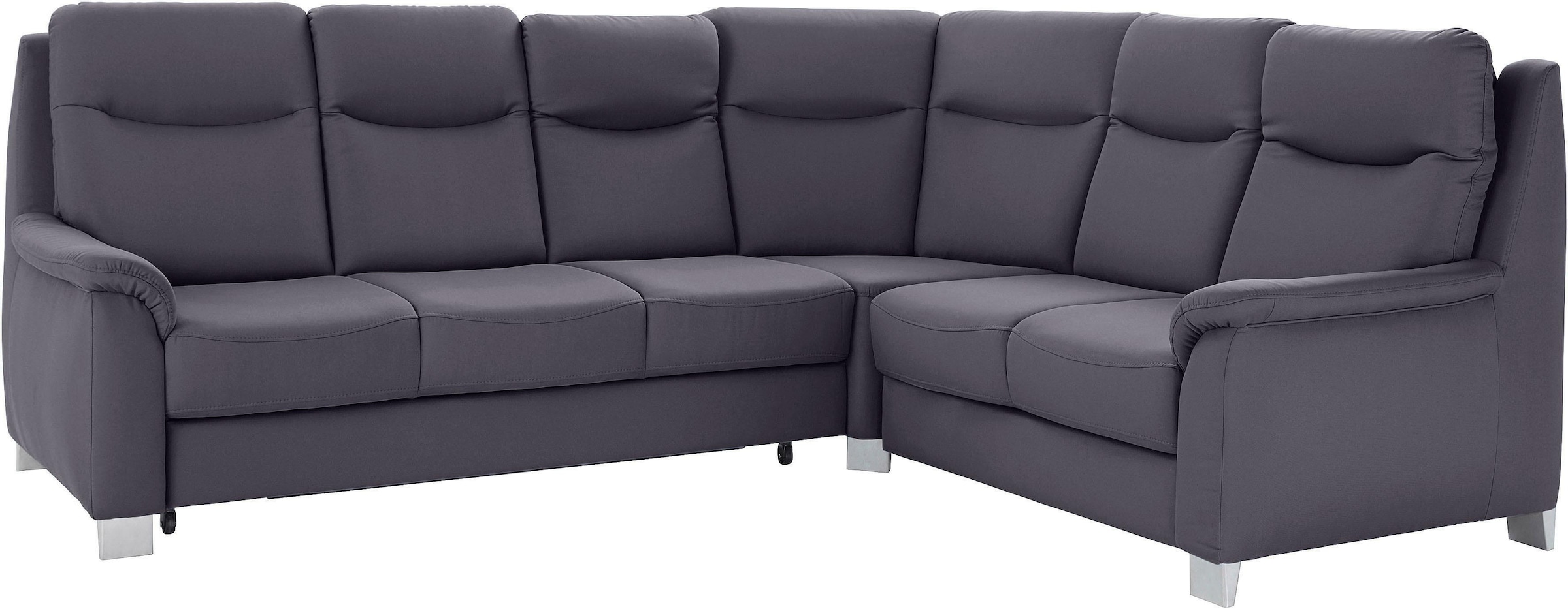 sit&more Ecksofa »Boccaccio L-Form« mit Federkern und Kopfteilverstellung, wahlweise mit Bettfunktion