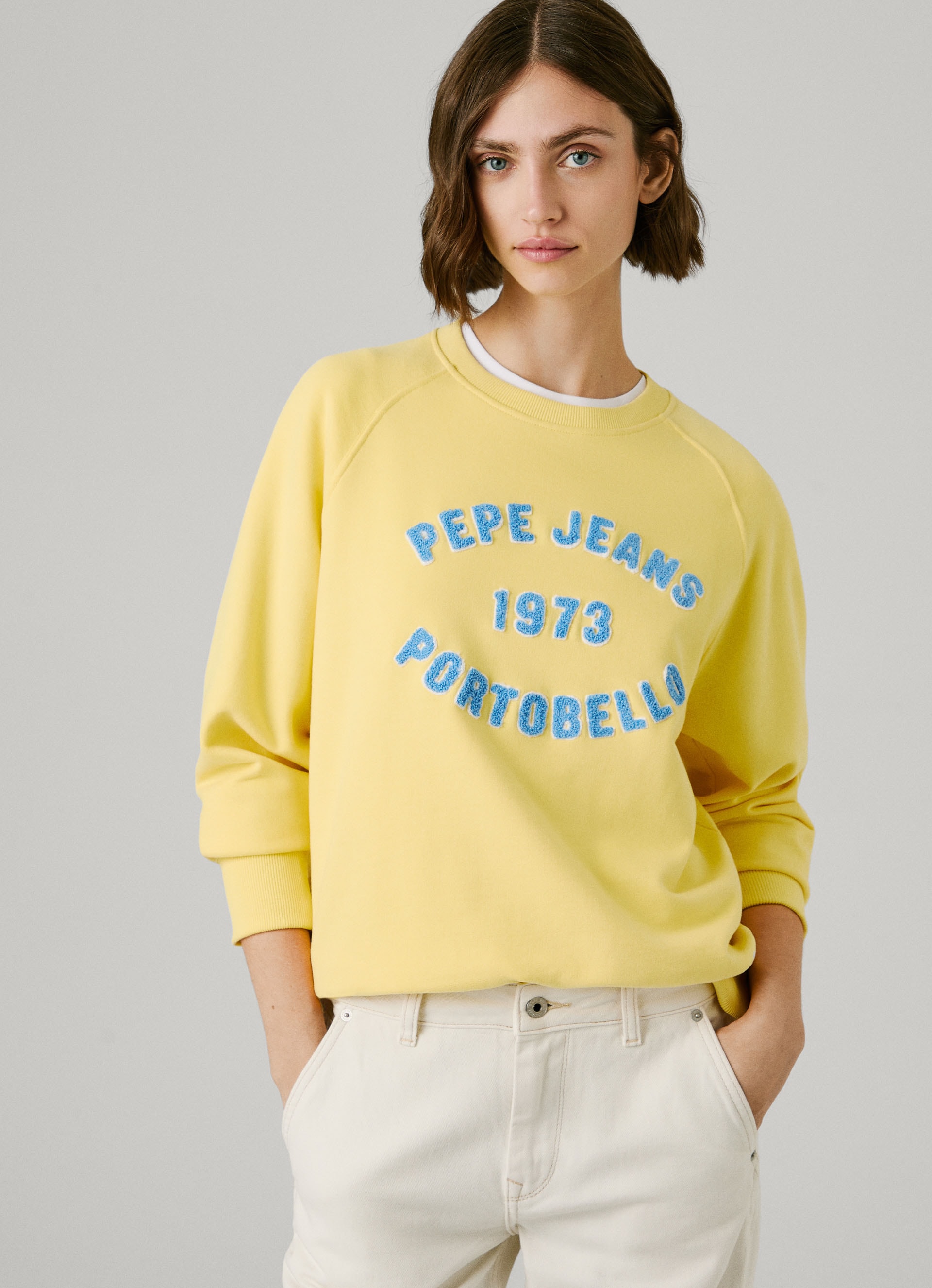 Pepe Jeans Sweatshirt »BAIA« Rundhals, Baumwollmix