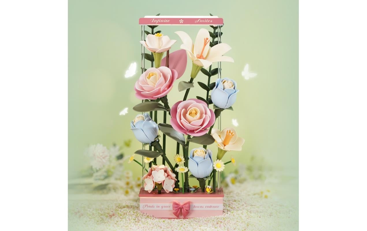   Modellbausatz »ROKR Blooming Bouquet Box 3D-Holzpuzzle« 263 Stk. tlg.